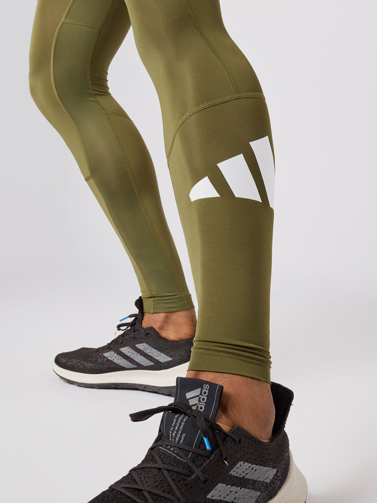 ADIDAS PERFORMANCE Pantaloni sport kaki / negru / alb - Pled.ro