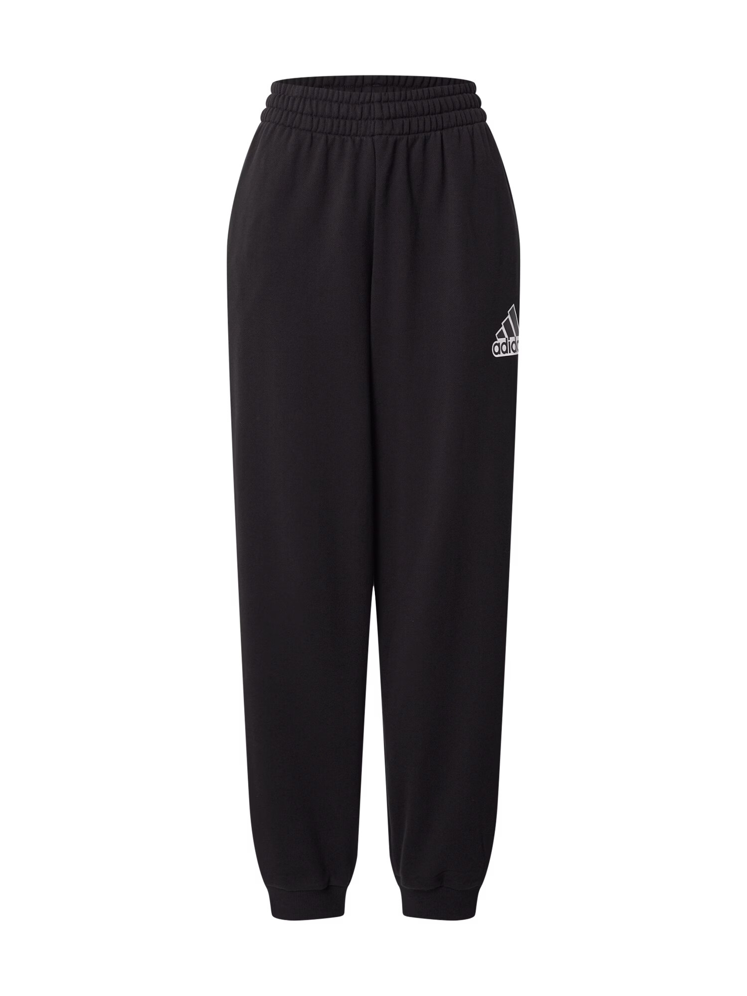 ADIDAS SPORTSWEAR Pantaloni sport negru / alb - Pled.ro