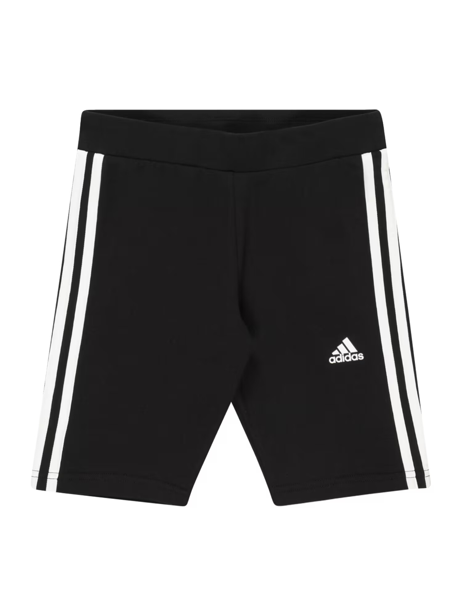 ADIDAS SPORTSWEAR Pantaloni sport 'Essentials 3-Stripes Bike' negru / alb - Pled.ro