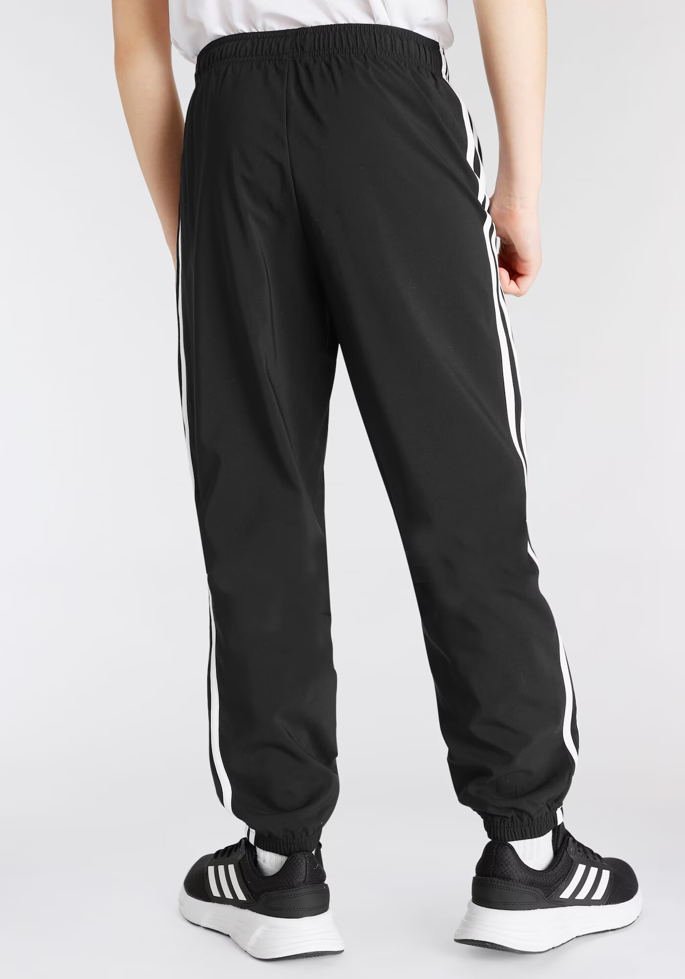 ADIDAS SPORTSWEAR Pantaloni sport 'Essentials 3-Stripes ' negru / alb - Pled.ro