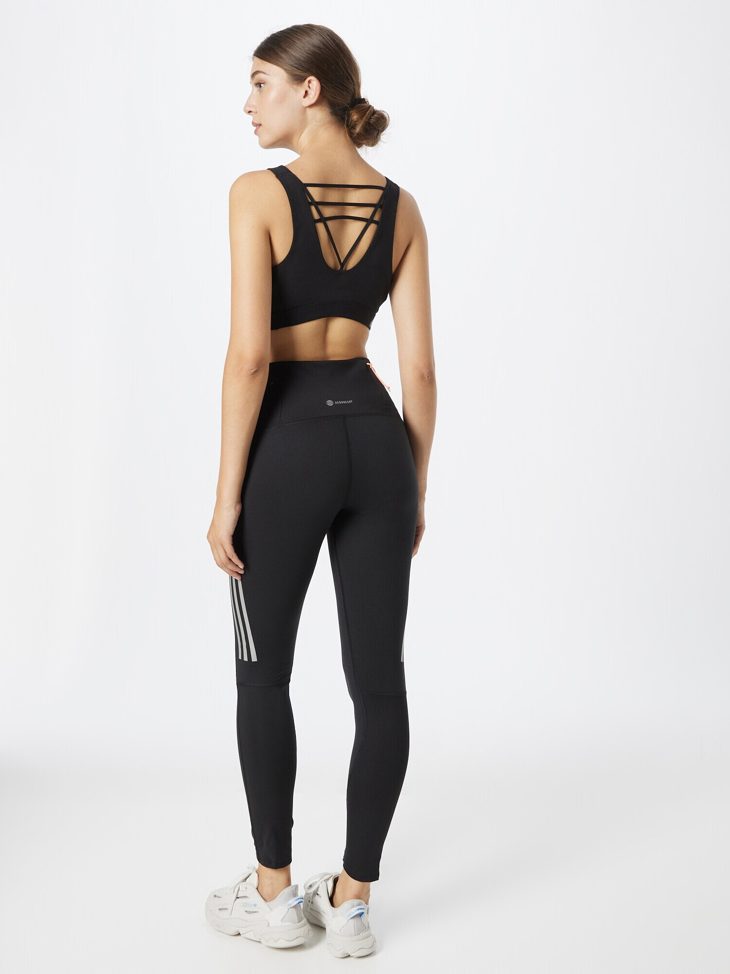 ADIDAS SPORTSWEAR Pantaloni sport 'Own The Run Winter' negru / alb - Pled.ro