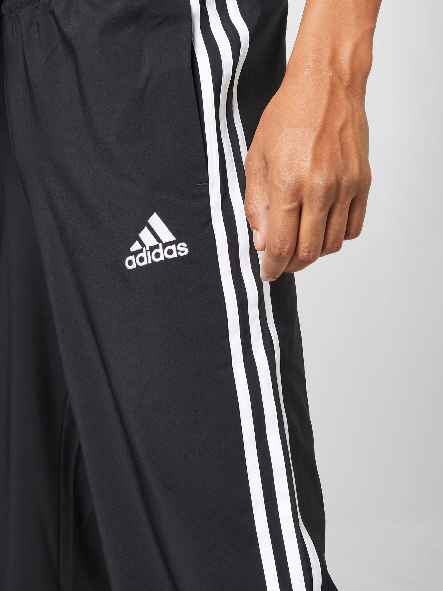 ADIDAS SPORTSWEAR Pantaloni sport negru / alb - Pled.ro