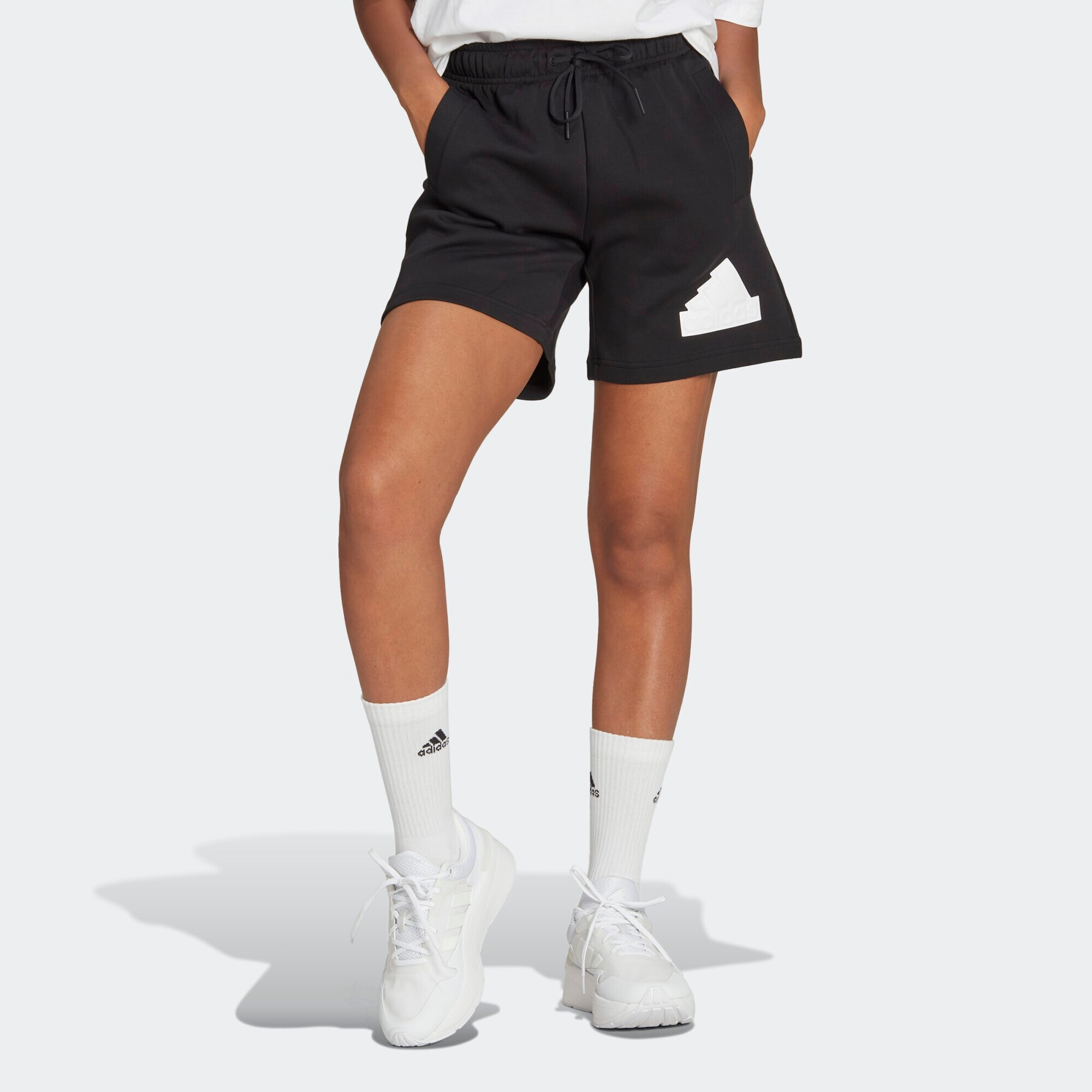 ADIDAS SPORTSWEAR Pantaloni sport 'Future Icons Badge Of Sport' negru / alb - Pled.ro