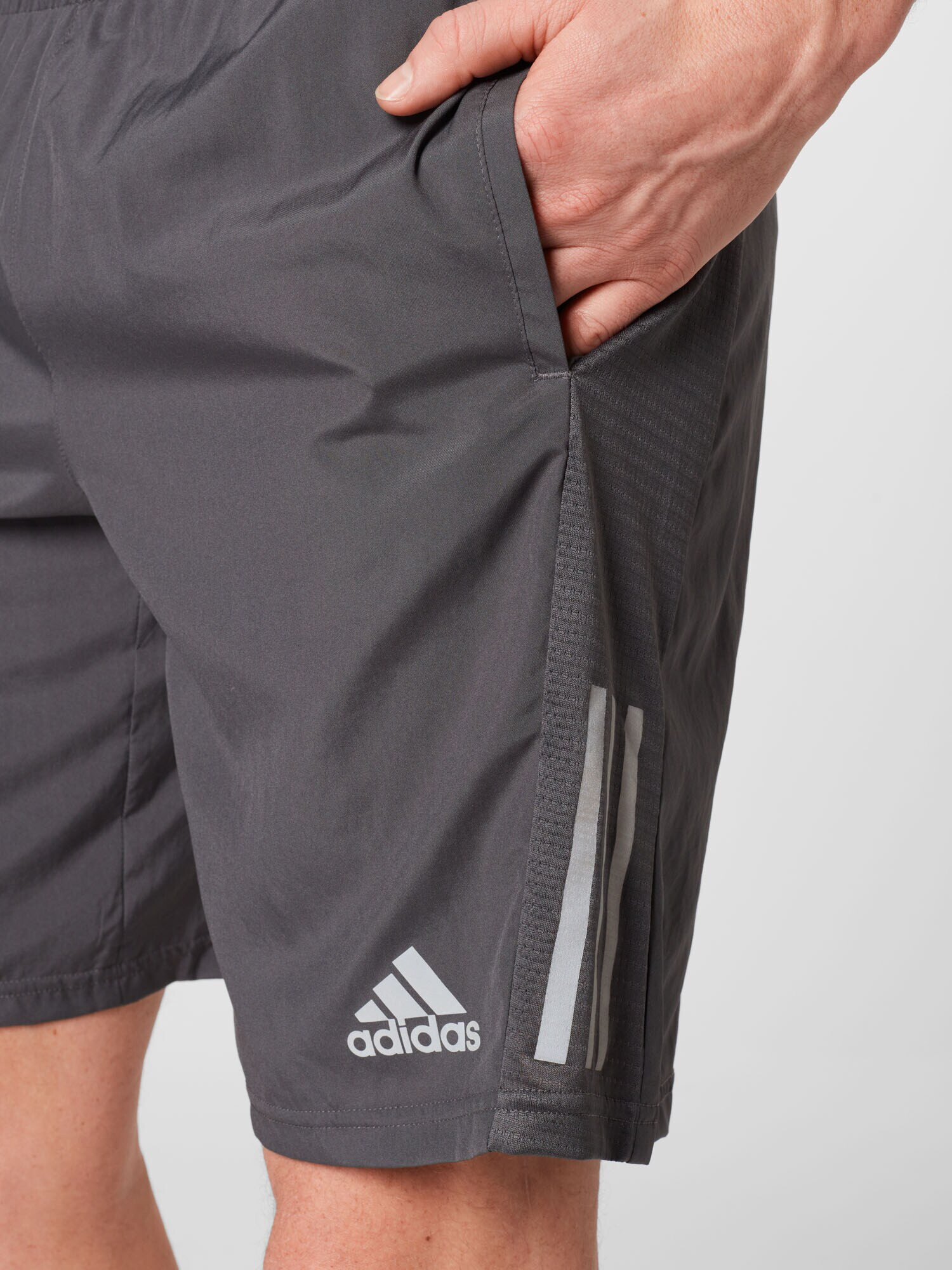 ADIDAS SPORTSWEAR Pantaloni sport 'Own the Run' gri închis / negru - Pled.ro