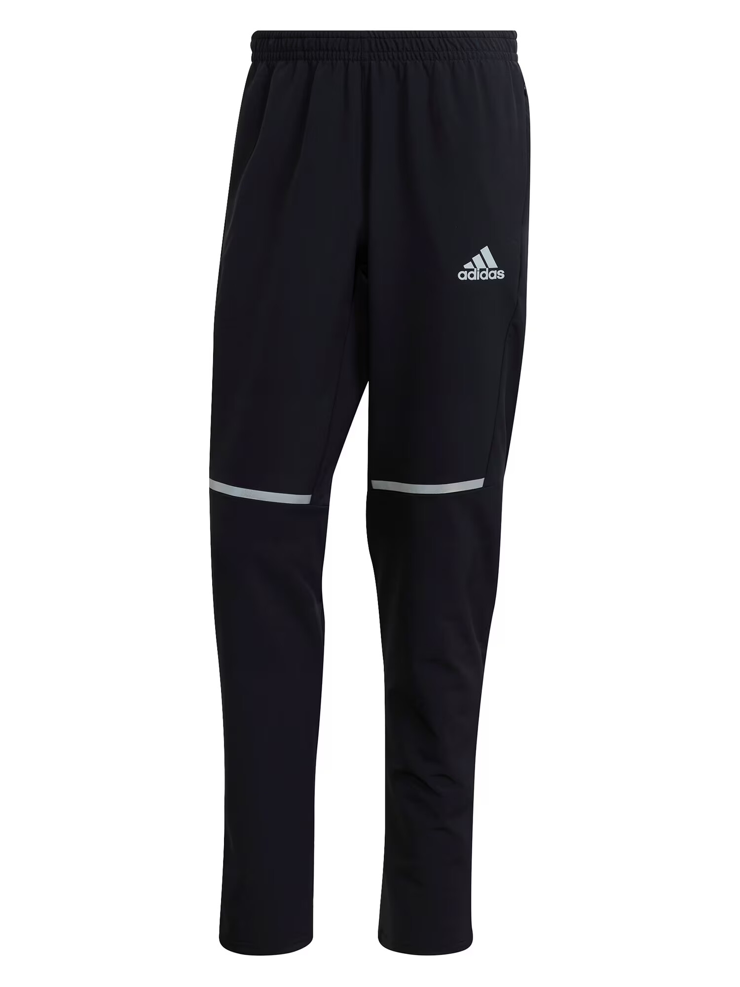 ADIDAS SPORTSWEAR Pantaloni sport 'Own The Run Soft Shell' negru / argintiu - Pled.ro