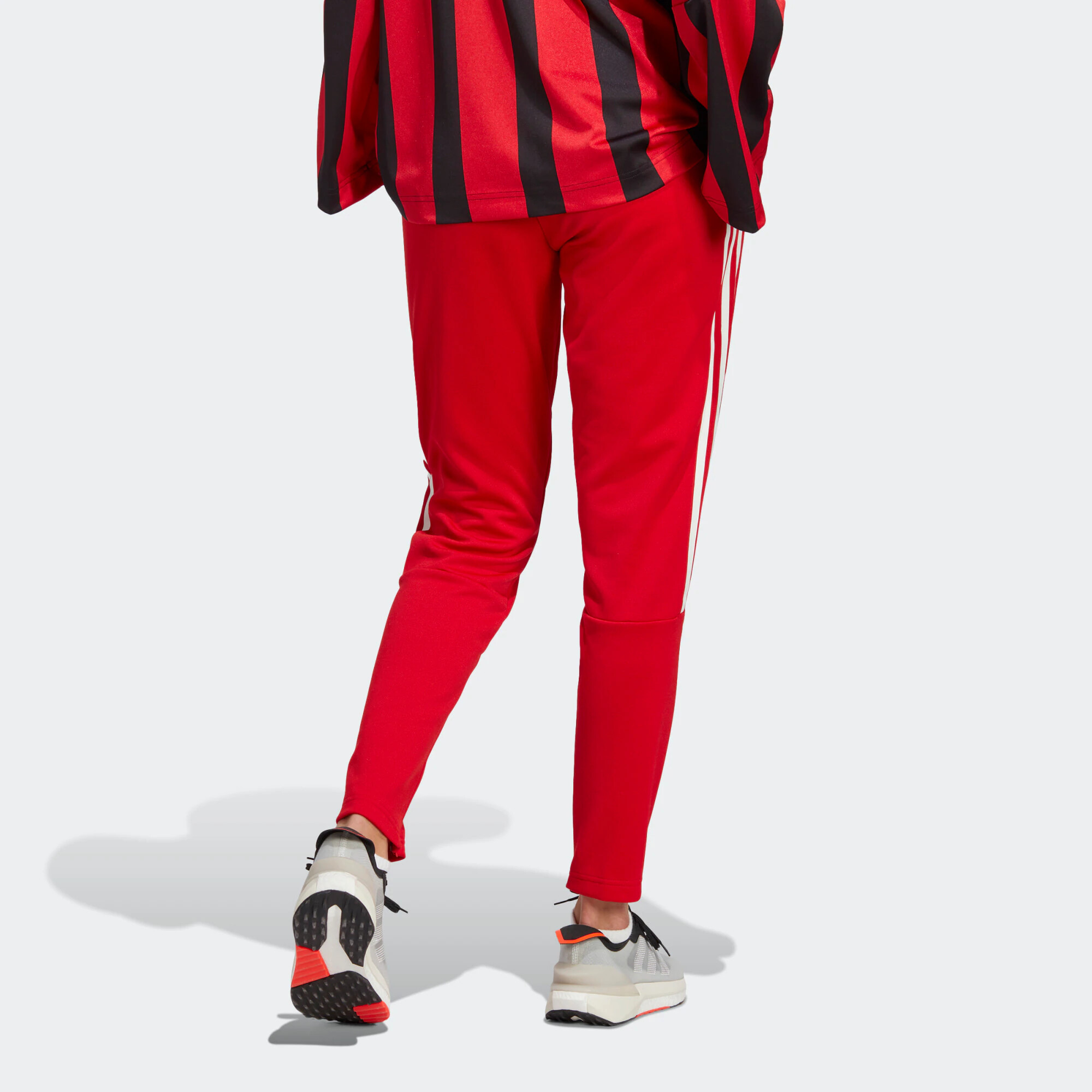 ADIDAS SPORTSWEAR Pantaloni sport 'Tiro Suit Up Lifestyle' roșu / alb - Pled.ro