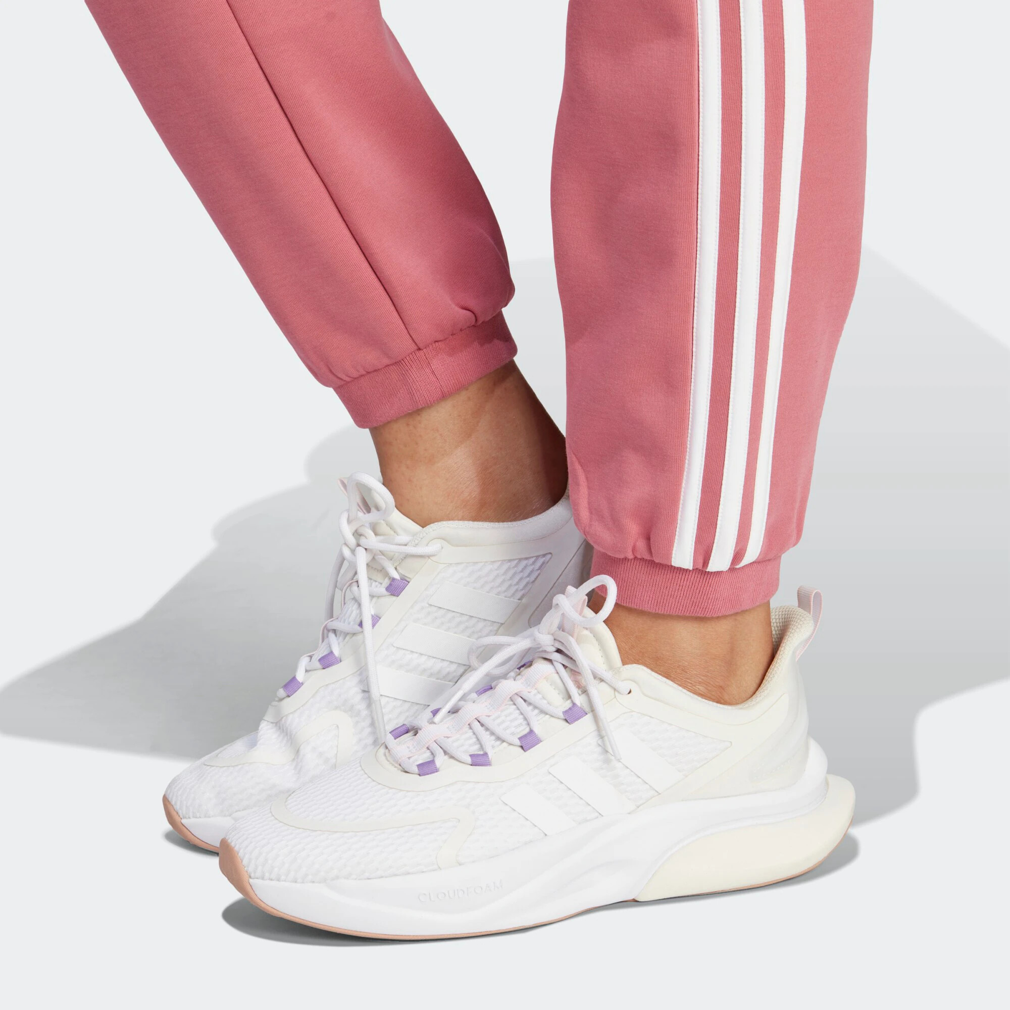 ADIDAS SPORTSWEAR Pantaloni sport roz deschis / alb - Pled.ro