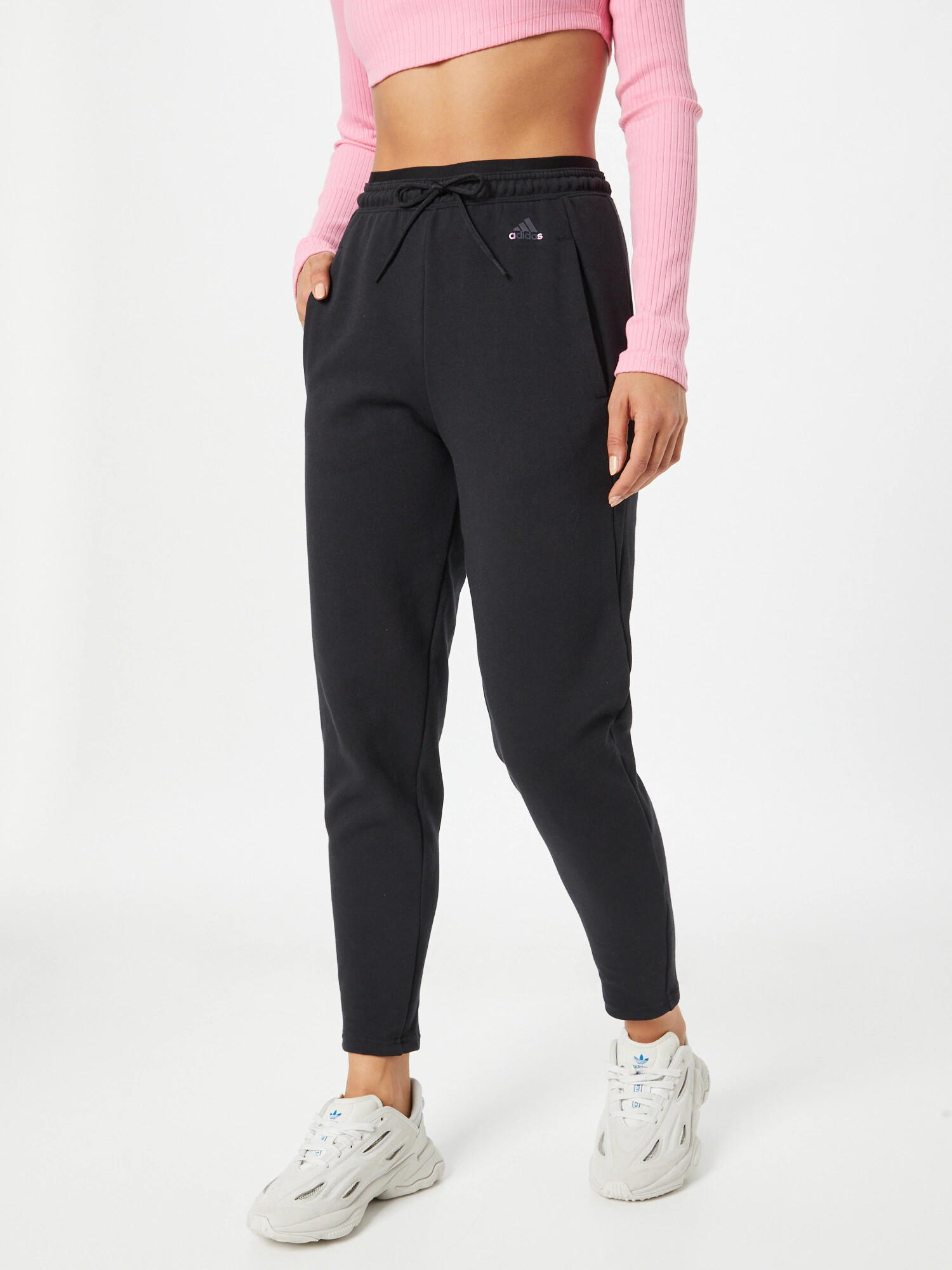 ADIDAS SPORTSWEAR Pantaloni sport 'Aopsuit' roz deschis / negru - Pled.ro