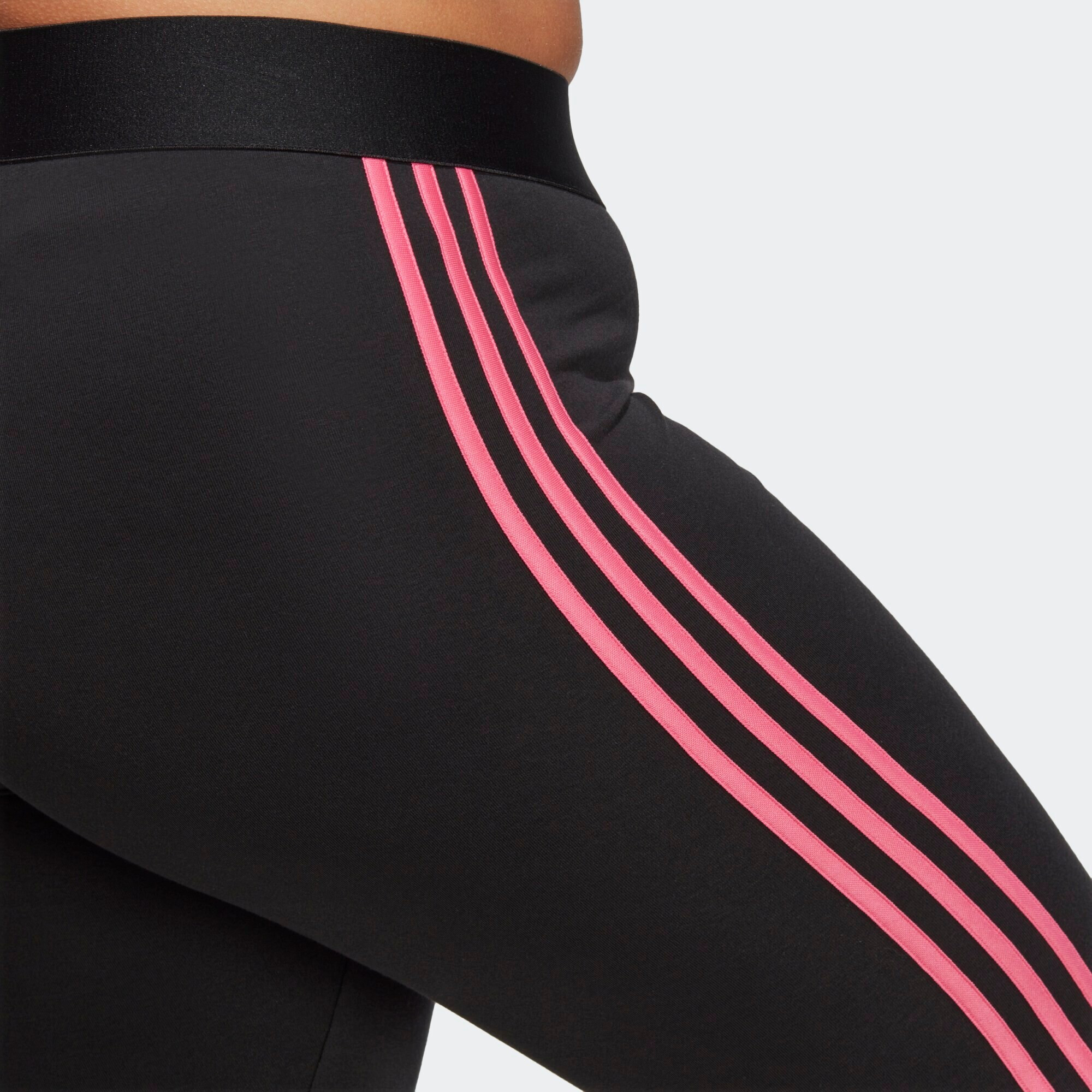 ADIDAS SPORTSWEAR Pantaloni sport 'Essentials 3-Stripes ' roz / negru - Pled.ro