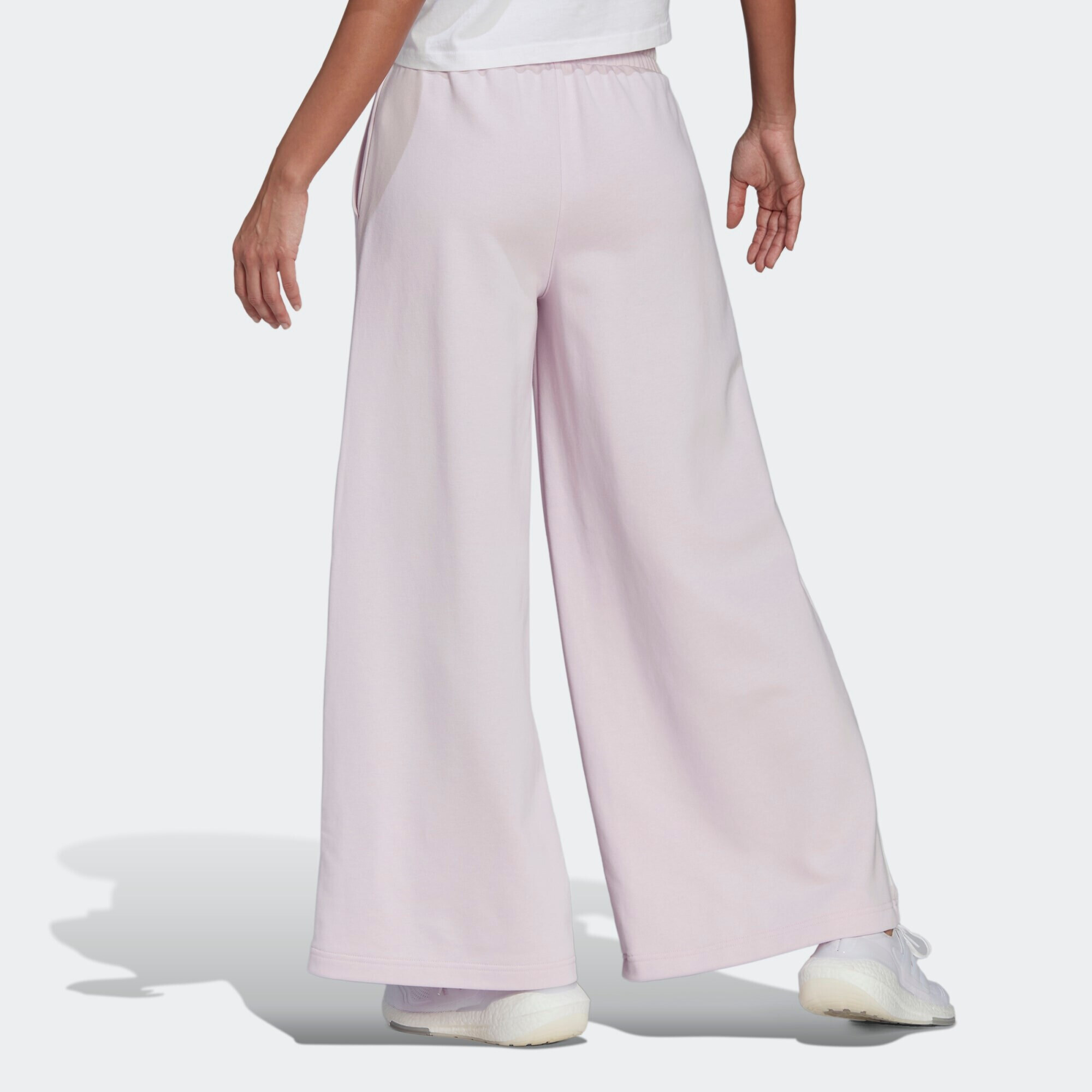 ADIDAS SPORTSWEAR Pantaloni sport roz pastel / alb - Pled.ro