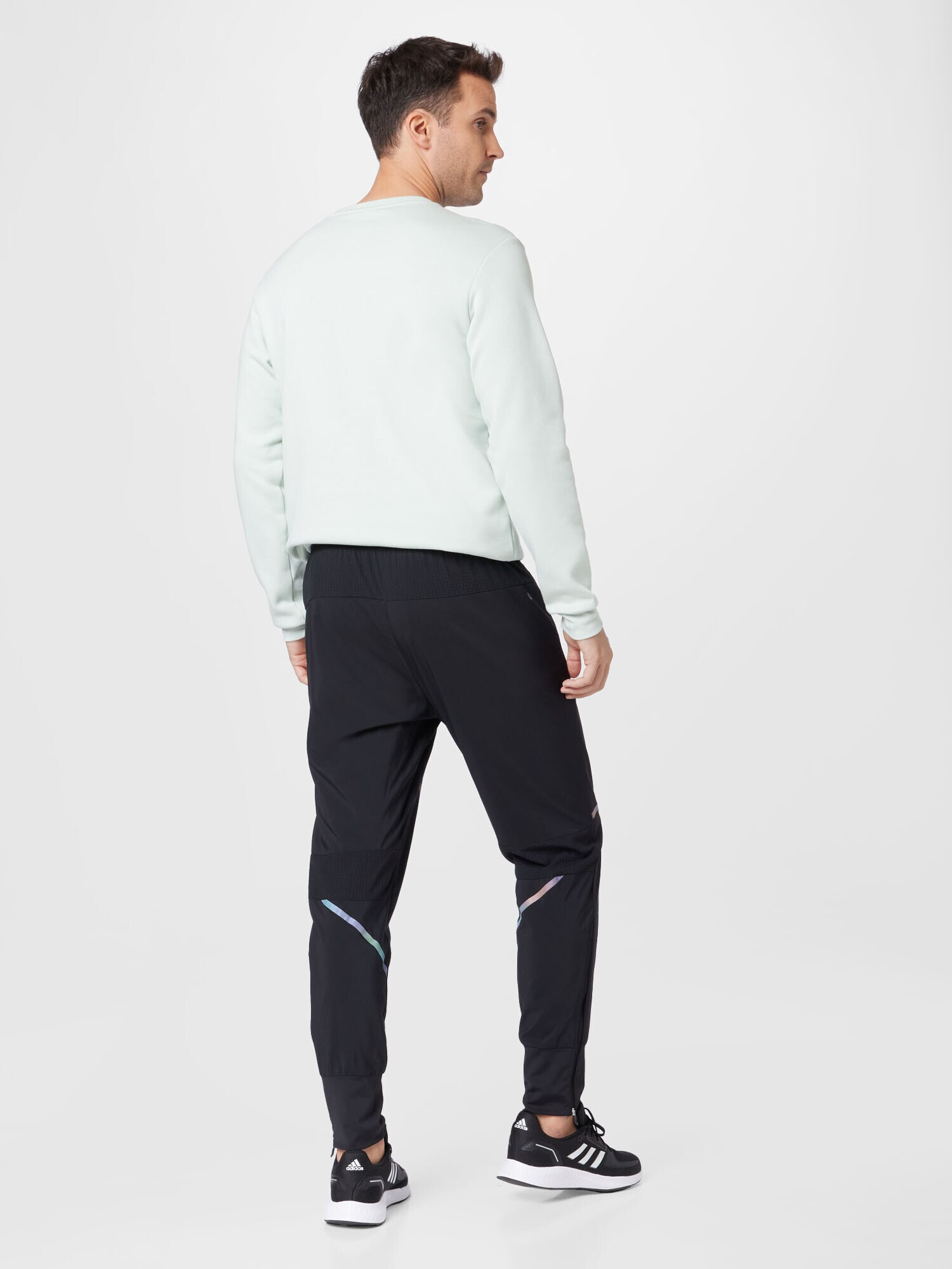 ADIDAS SPORTSWEAR Pantaloni sport 'Saturday Wind' gri argintiu / mai multe culori / negru - Pled.ro