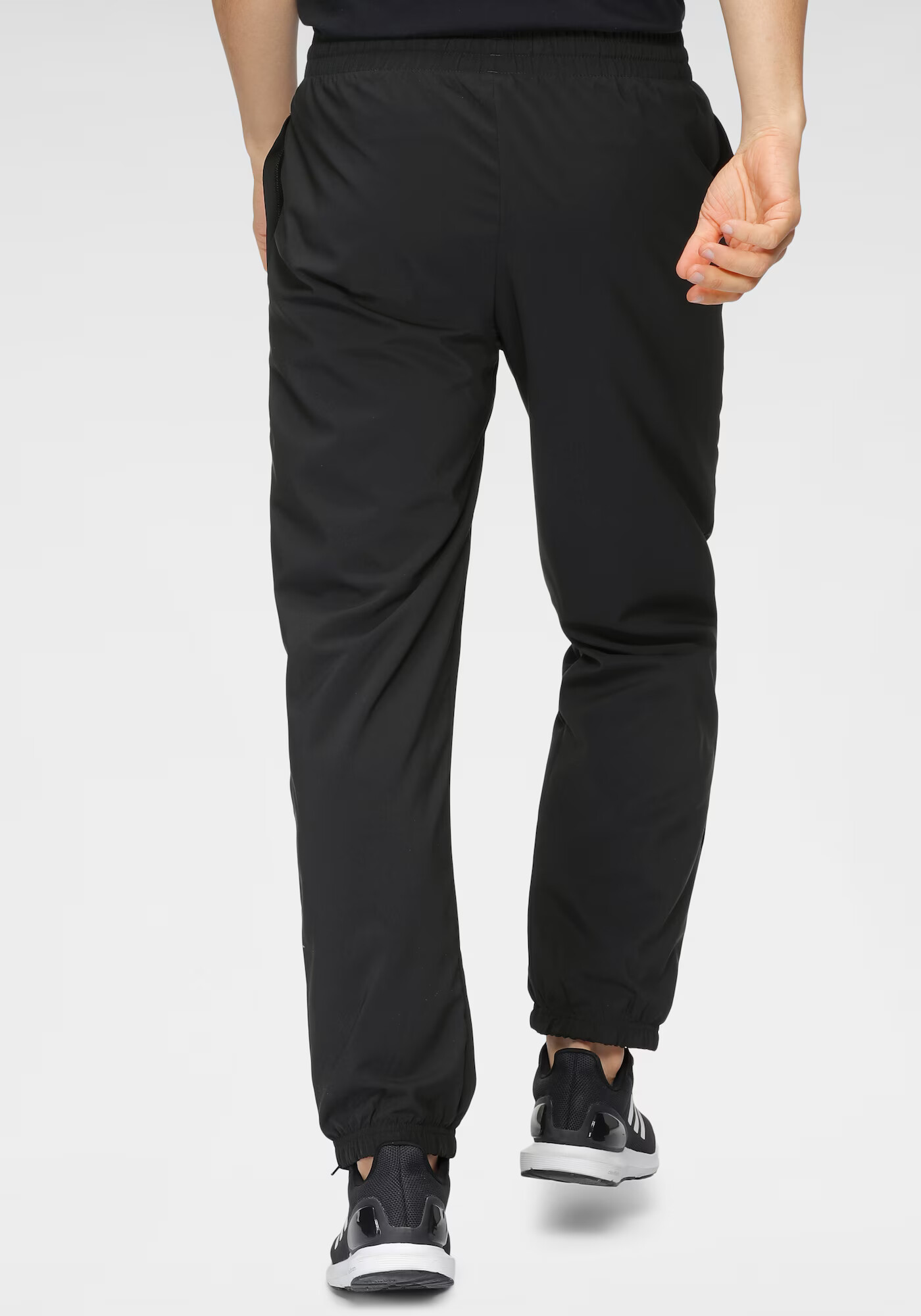 ADIDAS SPORTSWEAR Pantaloni sport 'Stanford Essentials' negru / alb - Pled.ro