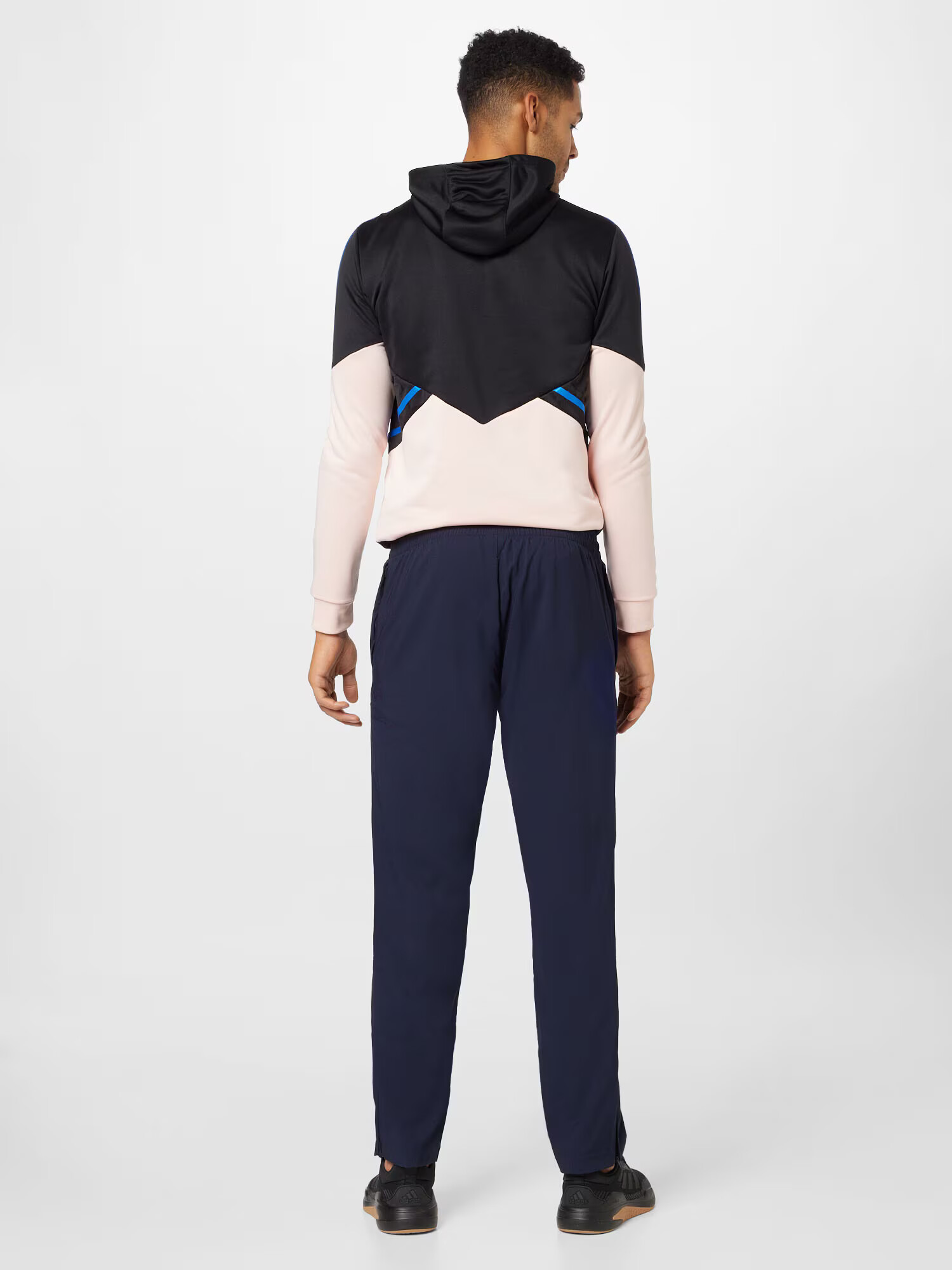 ADIDAS SPORTSWEAR Pantaloni sport 'Aeroready Essentials Stanford Open Hem Embroidered Small Logo' bleumarin / alb - Pled.ro