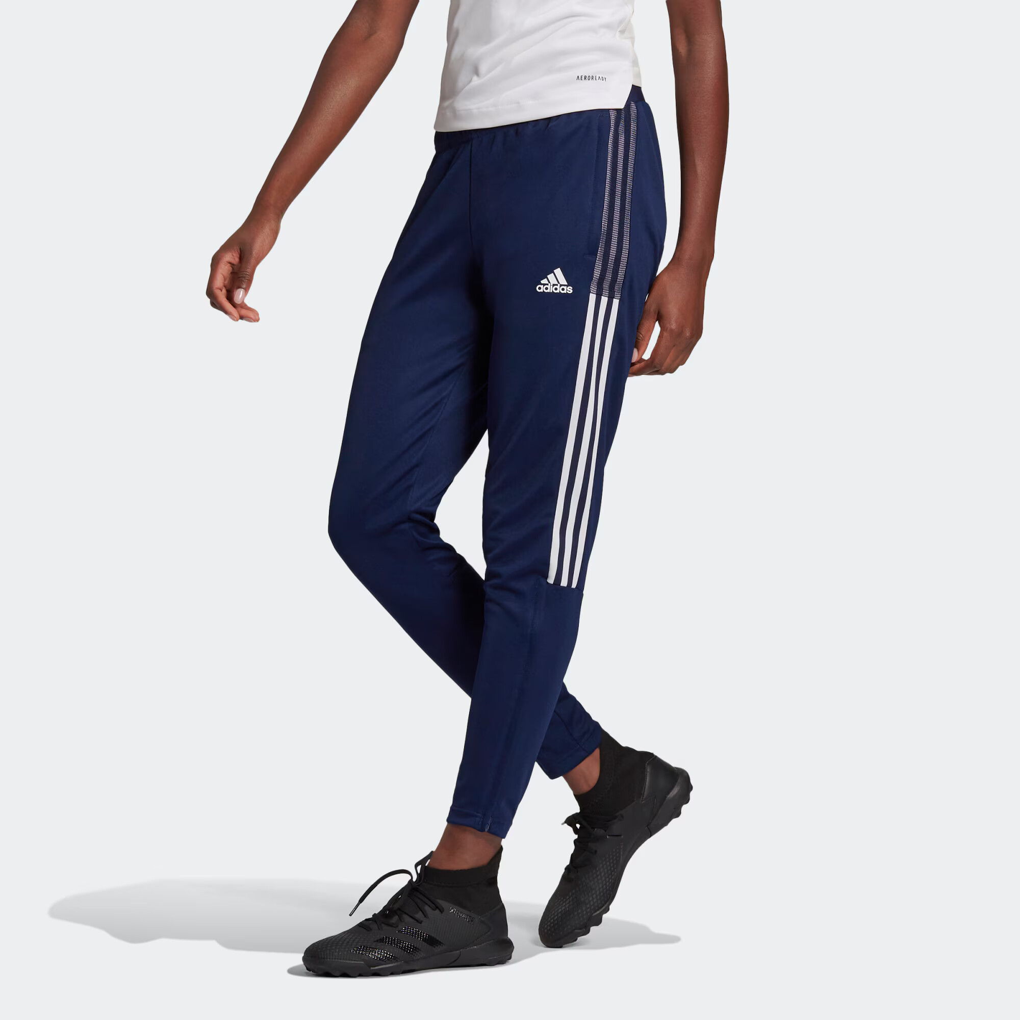 ADIDAS SPORTSWEAR Pantaloni sport 'Tiro 21' bleumarin / alb - Pled.ro