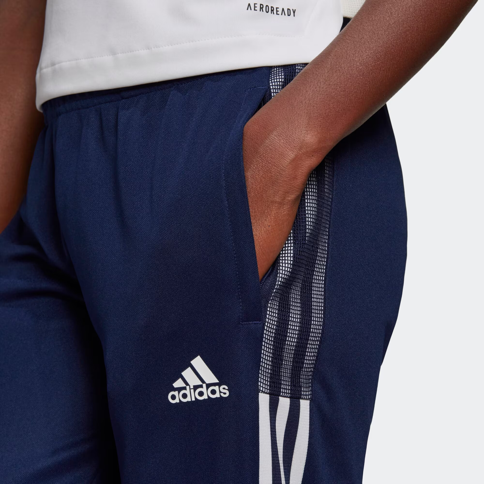 ADIDAS SPORTSWEAR Pantaloni sport 'Tiro 21' bleumarin / alb - Pled.ro