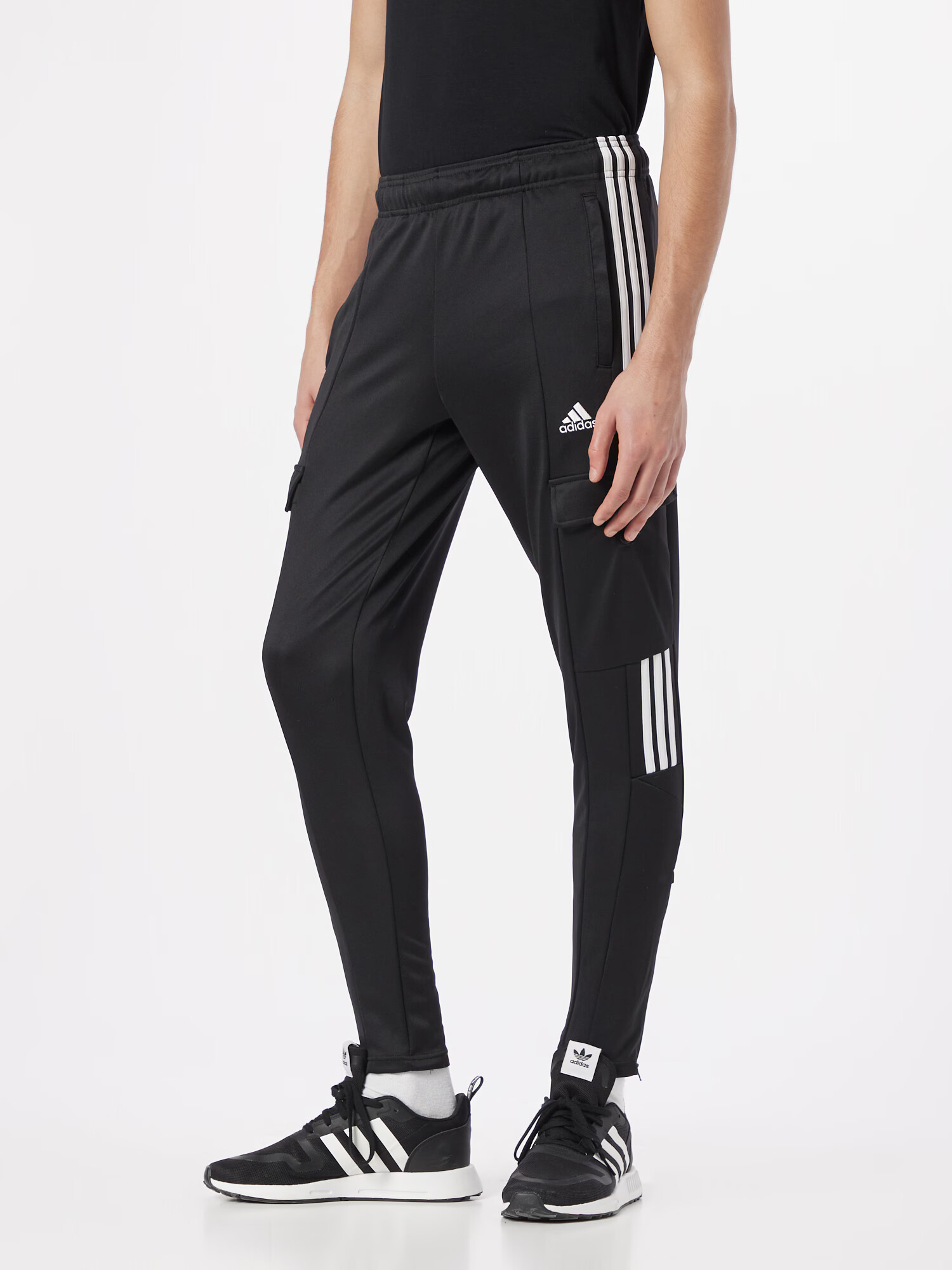 ADIDAS SPORTSWEAR Pantaloni sport 'Tiro' negru / alb - Pled.ro