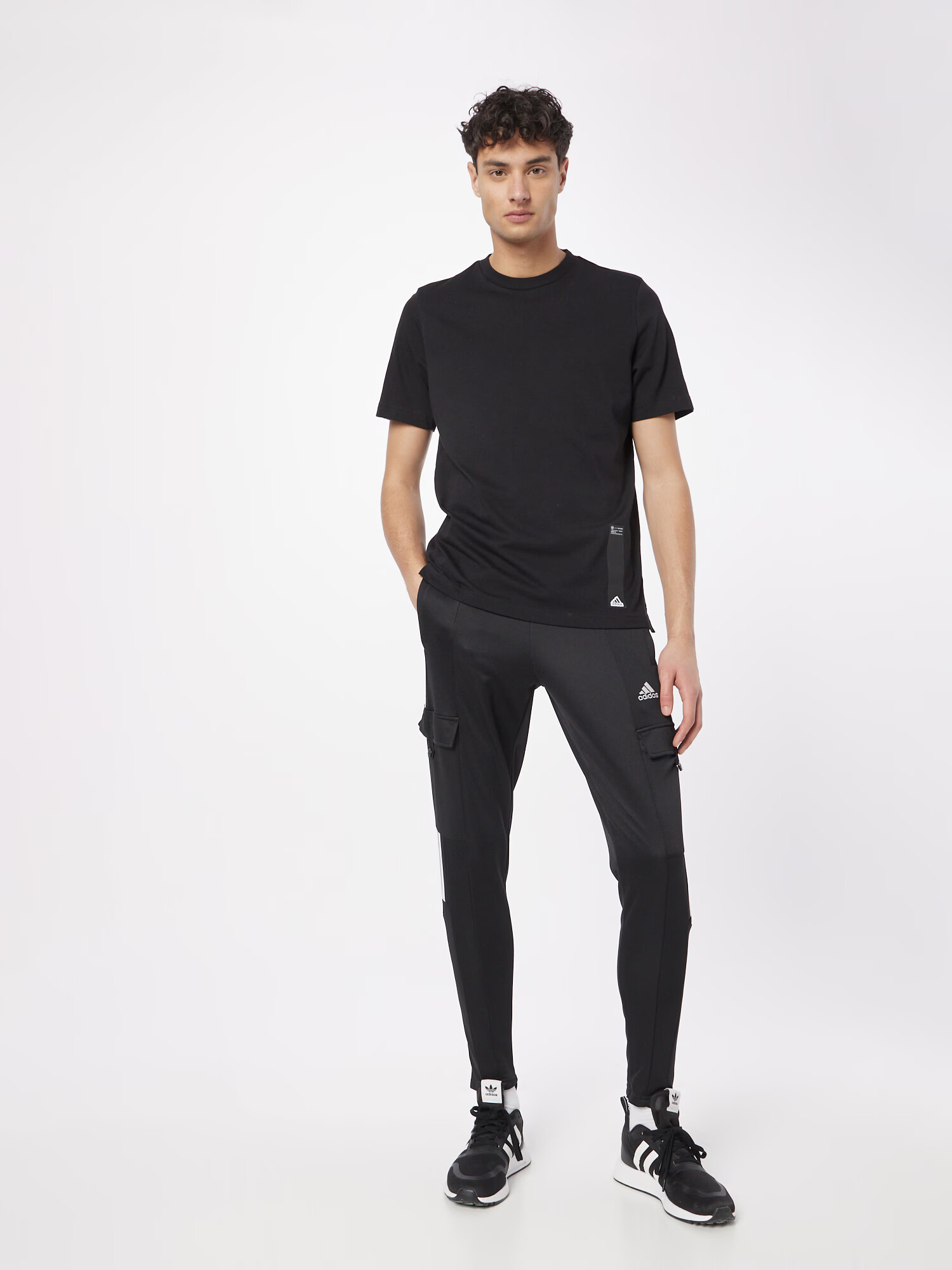 ADIDAS SPORTSWEAR Pantaloni sport 'Tiro' negru / alb - Pled.ro