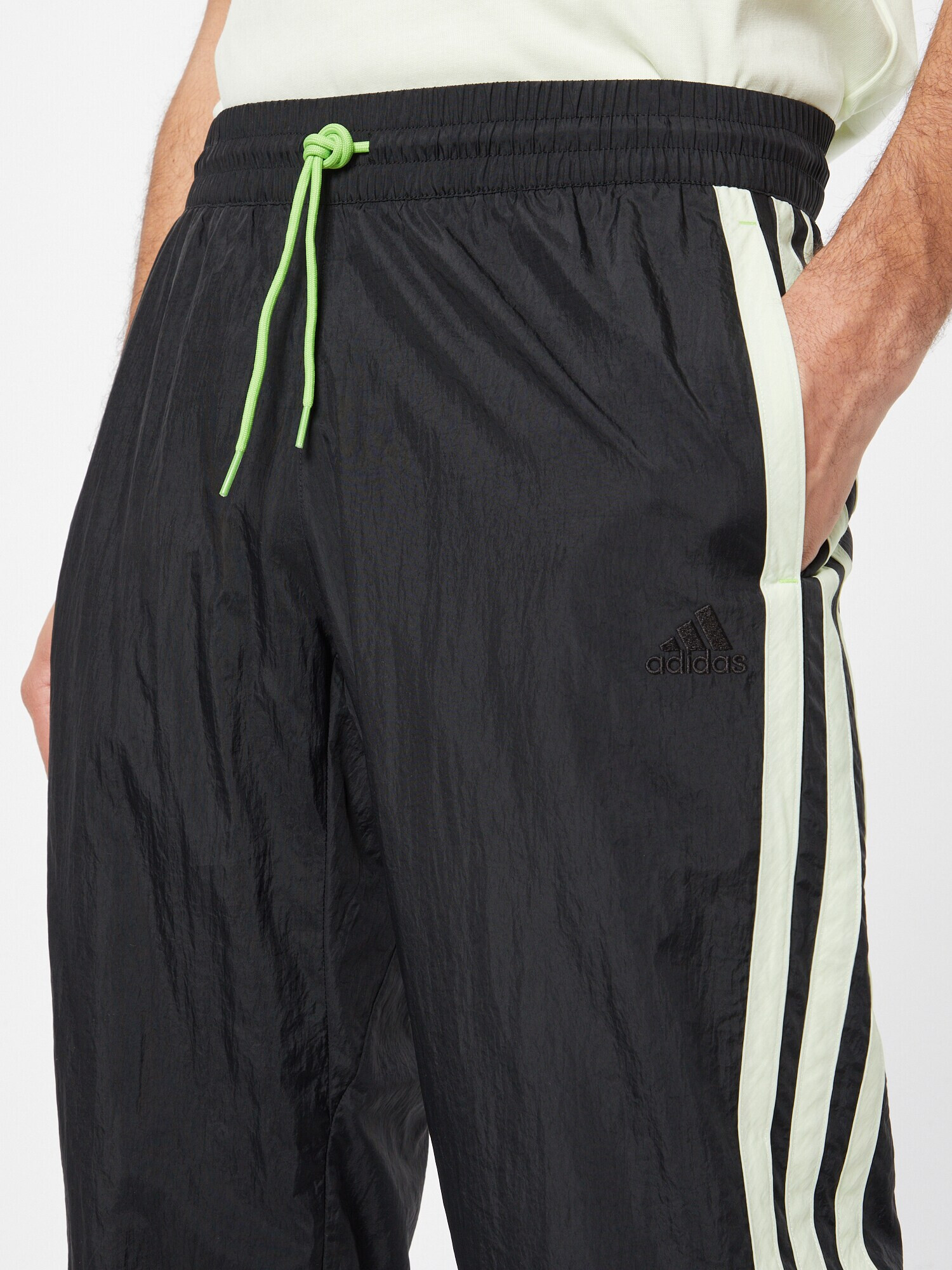 ADIDAS SPORTSWEAR Pantaloni sport verde kiwi / negru / alb - Pled.ro