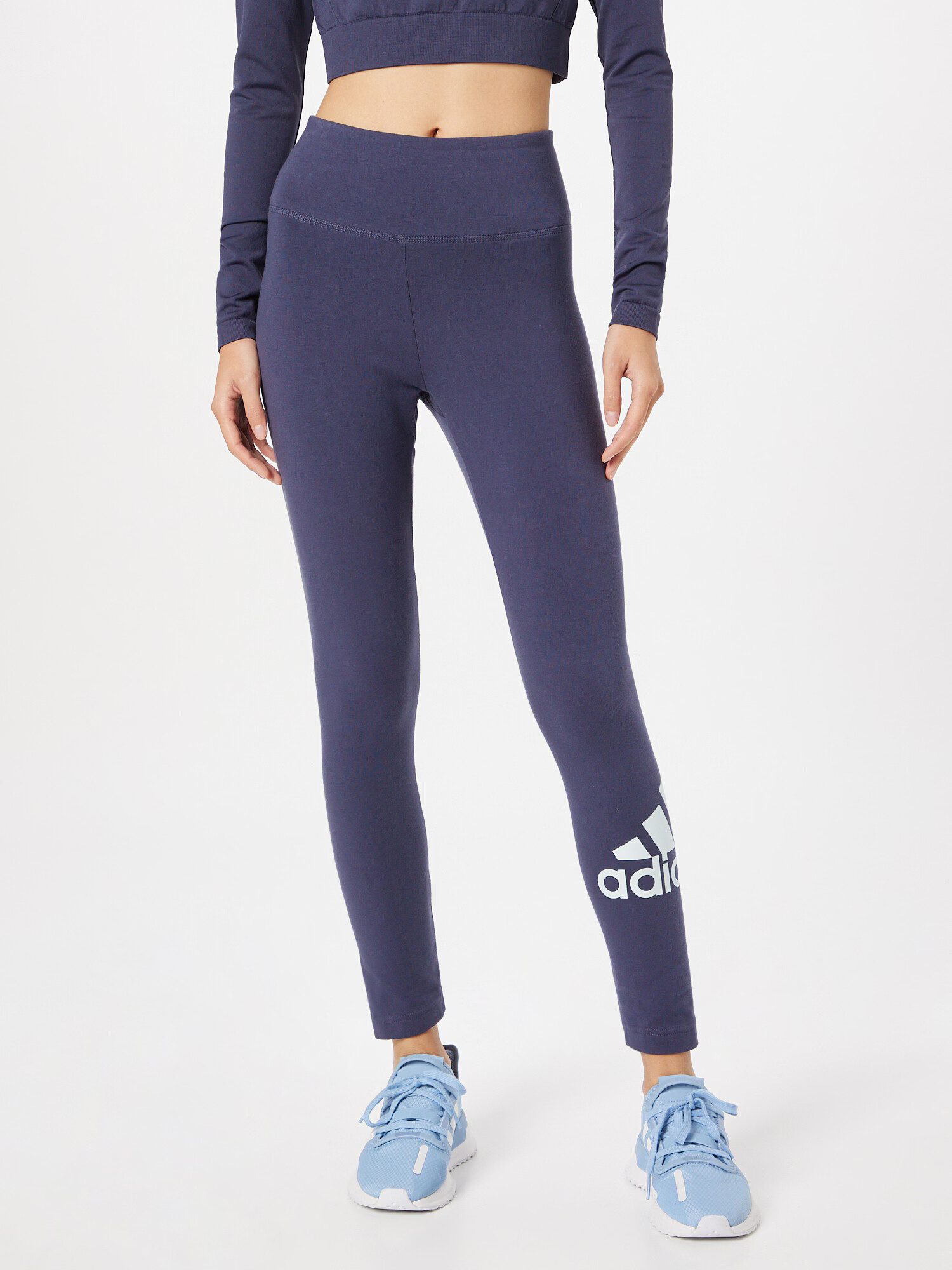 ADIDAS SPORTSWEAR Pantaloni sport 'Zoe Saldana' albastru porumbel / alb - Pled.ro