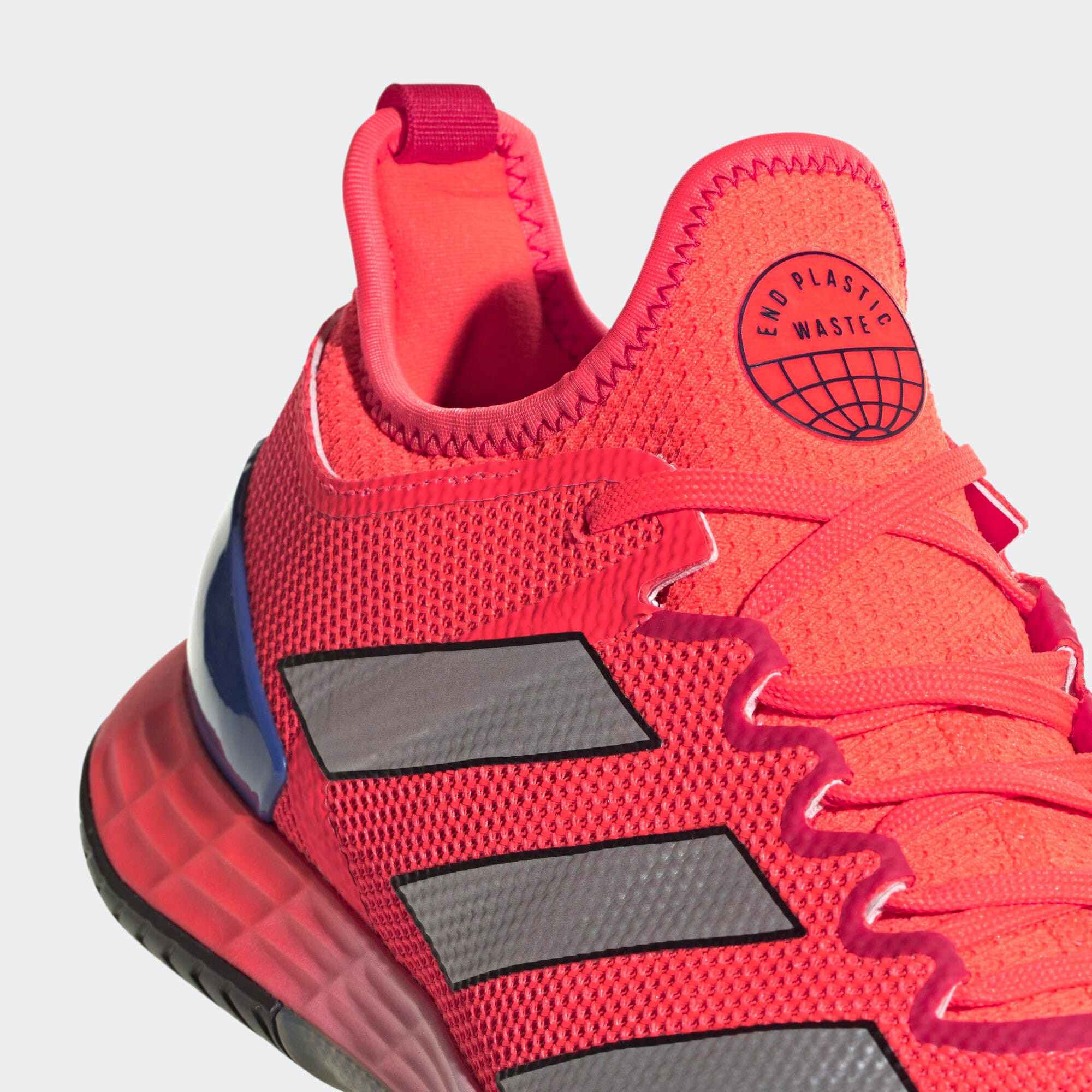 ADIDAS SPORTSWEAR Pantofi sport 'Adizero Ubersonic' albastru / gri / roșu - Pled.ro