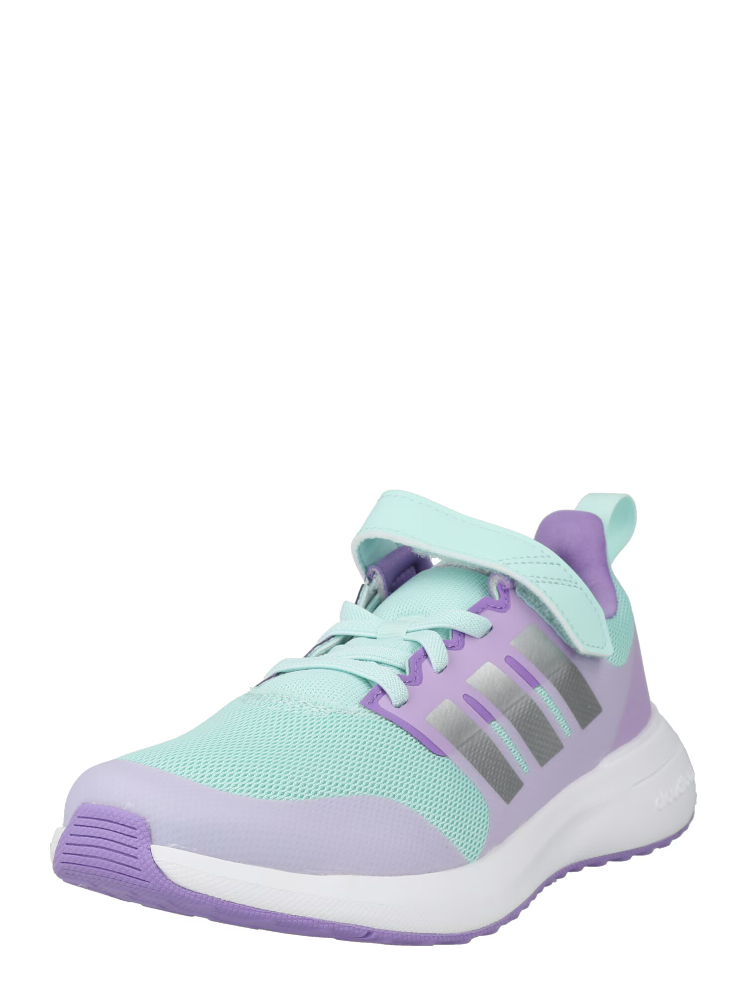 ADIDAS SPORTSWEAR Pantofi sport 'Fortarun 2.0 Cloudfoam Elastic Lace Strap' albastru aqua / gri închis / mov pastel - Pled.ro