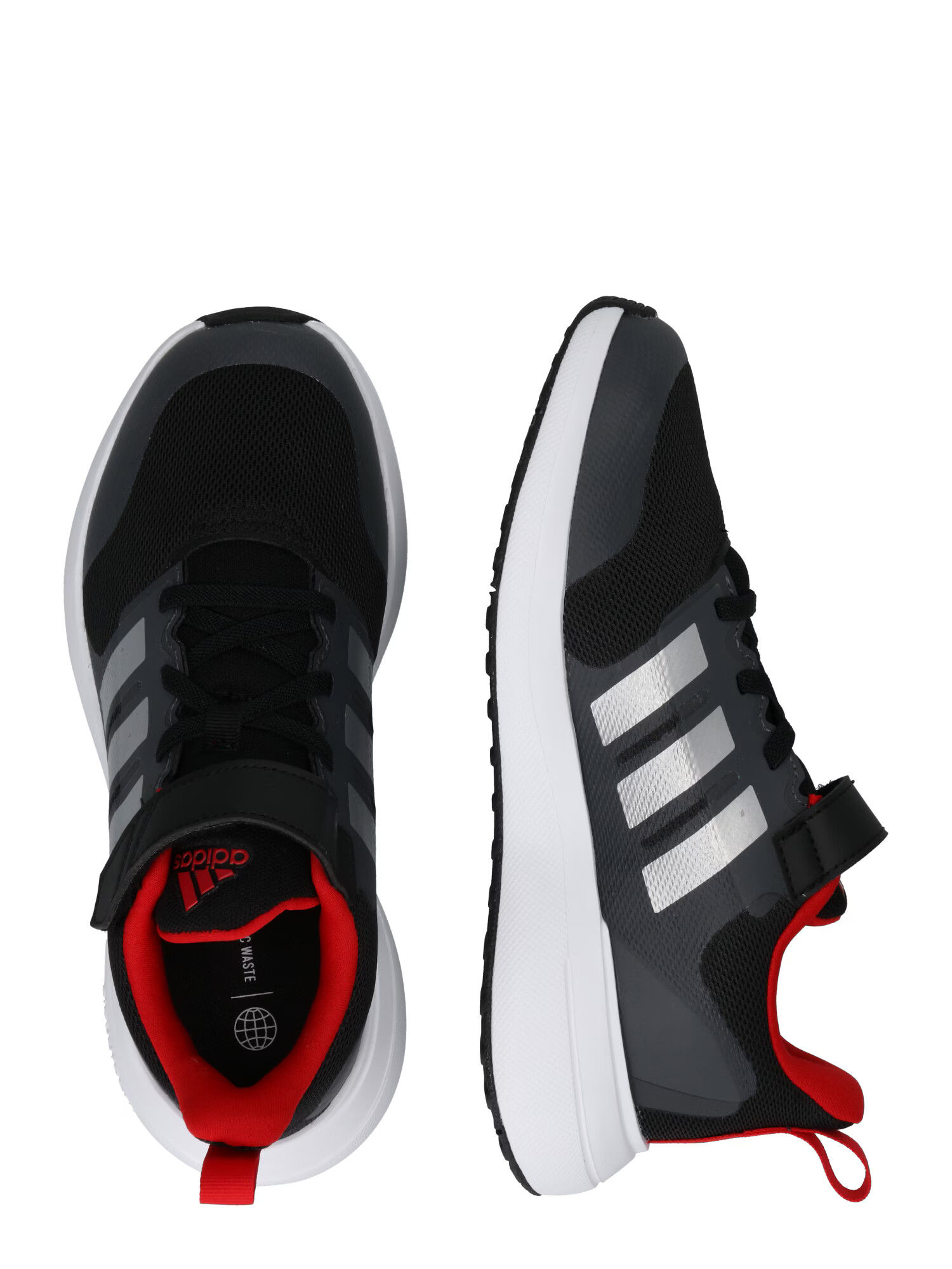 ADIDAS SPORTSWEAR Pantofi sport 'Fortarun 2.0' gri deschis / gri închis / roșu / negru - Pled.ro