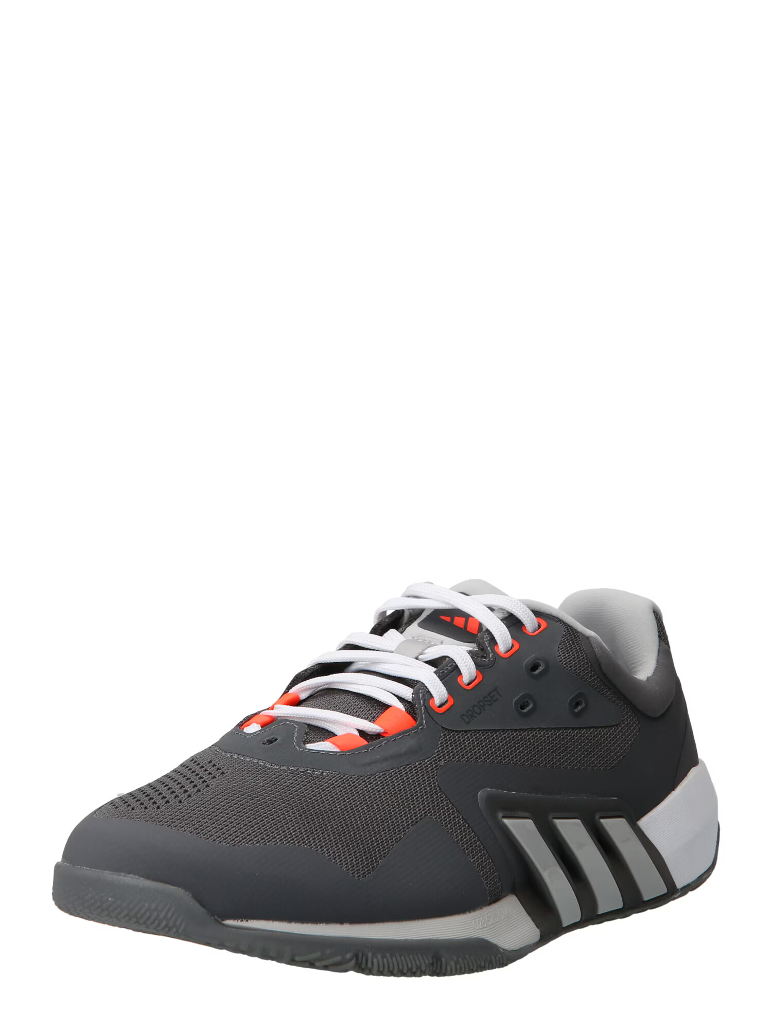 ADIDAS SPORTSWEAR Pantofi sport 'Dropset Trainer' gri metalic / portocaliu neon - Pled.ro