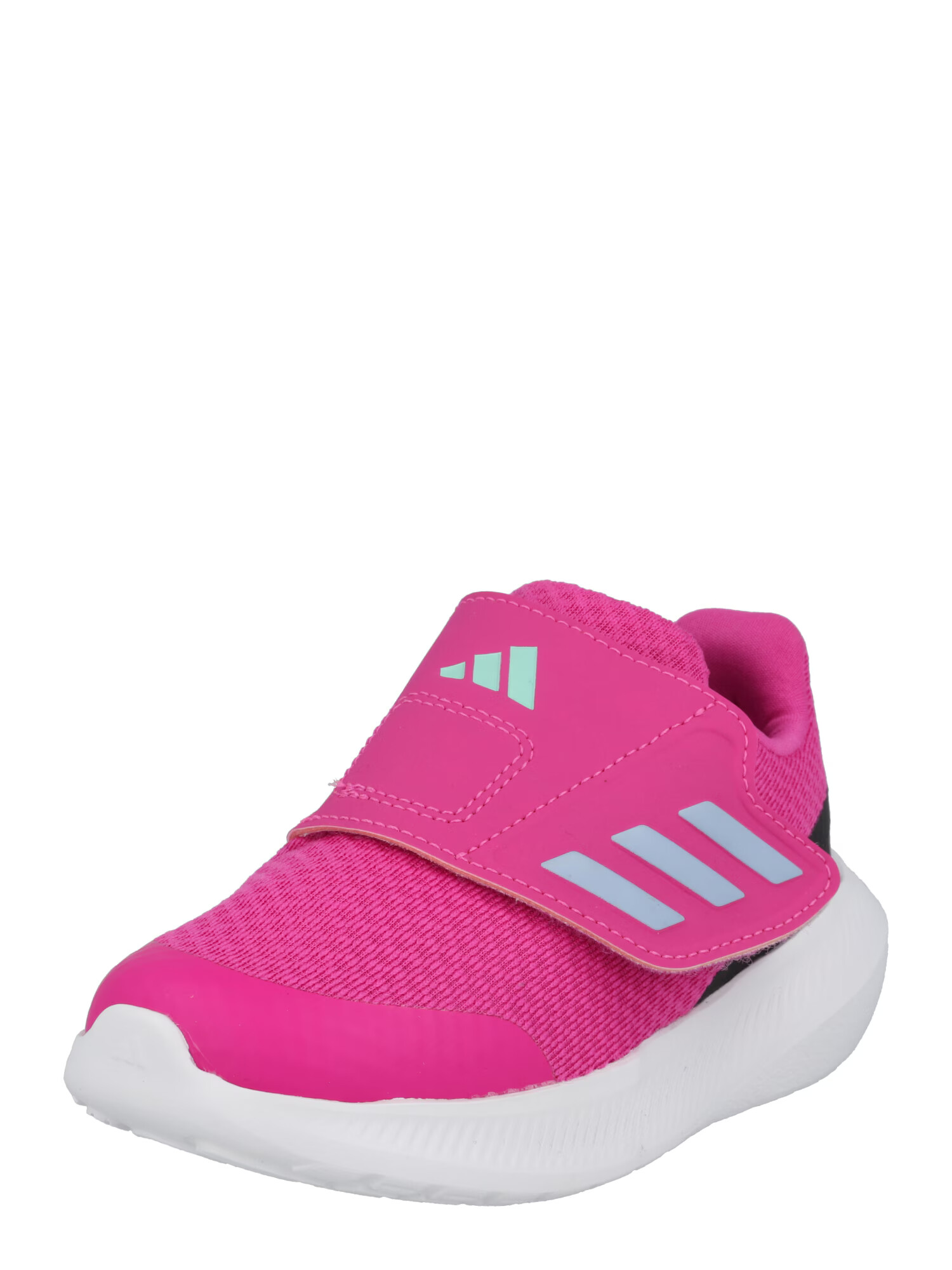 ADIDAS SPORTSWEAR Sneaker 'Runfalcon 3.0 Hook-And-Loop' albastru deschis / roz pitaya / negru - Pled.ro