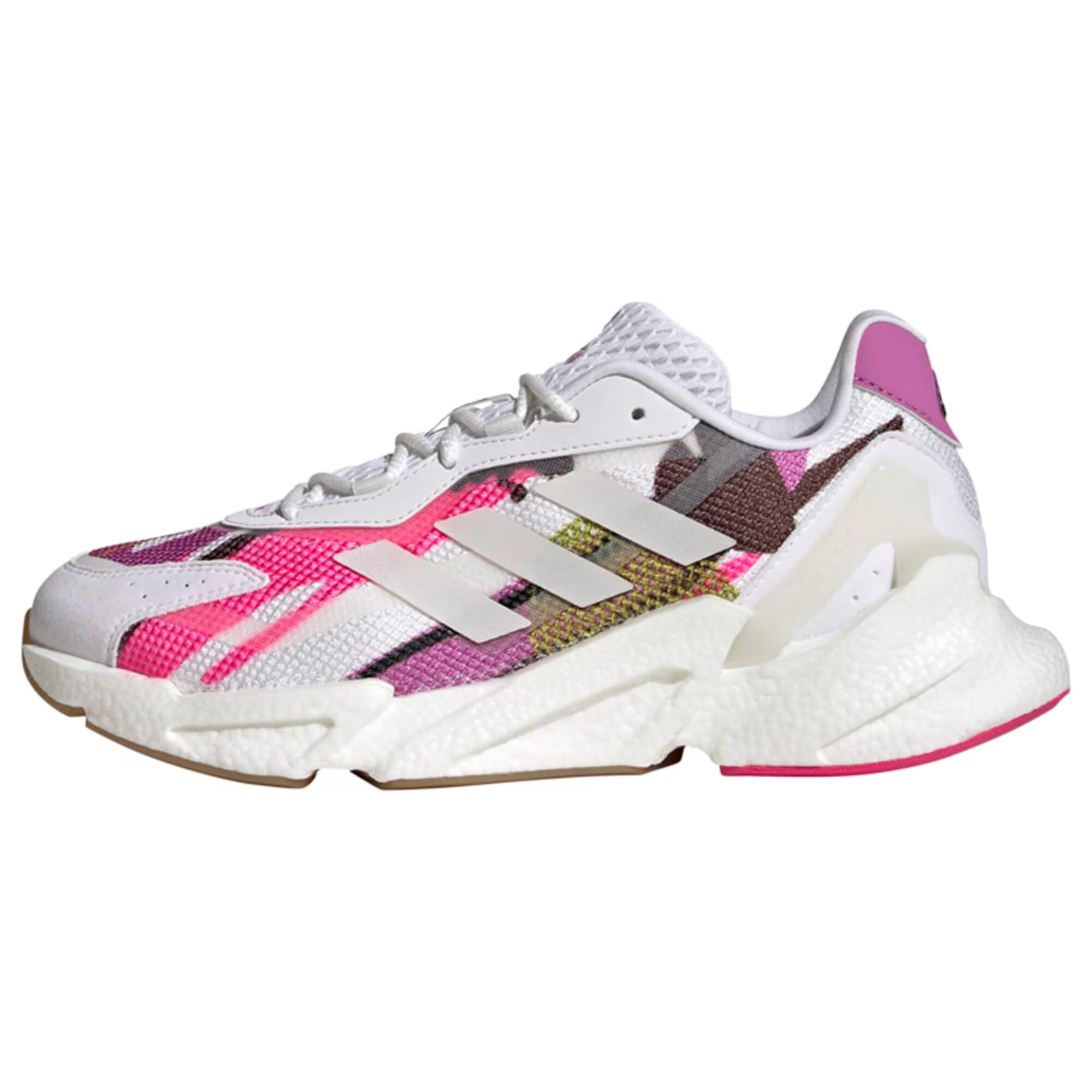 ADIDAS SPORTSWEAR Sneaker low 'X9000L4 X Thebe Magugu' oliv / lila / roz / alb - Pled.ro