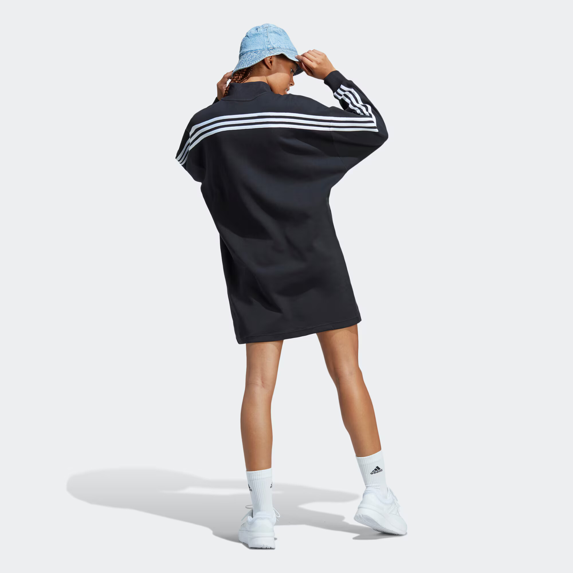 ADIDAS SPORTSWEAR Rochie sport 'Future Icons 3-Stripes' negru / alb - Pled.ro