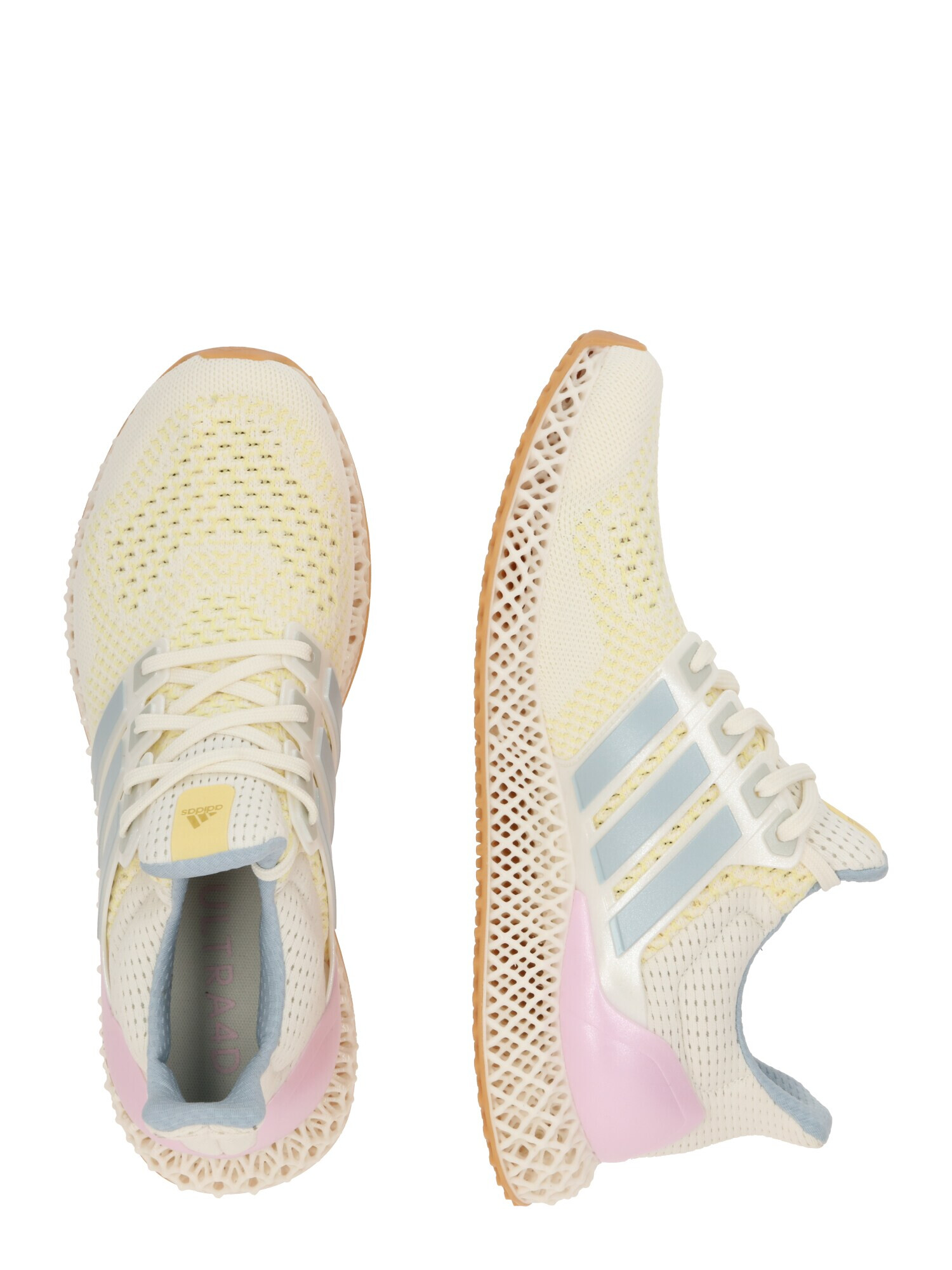 ADIDAS SPORTSWEAR Pantofi sport 'Ultra 4D' albastru fumuriu / galben / roz / alb - Pled.ro