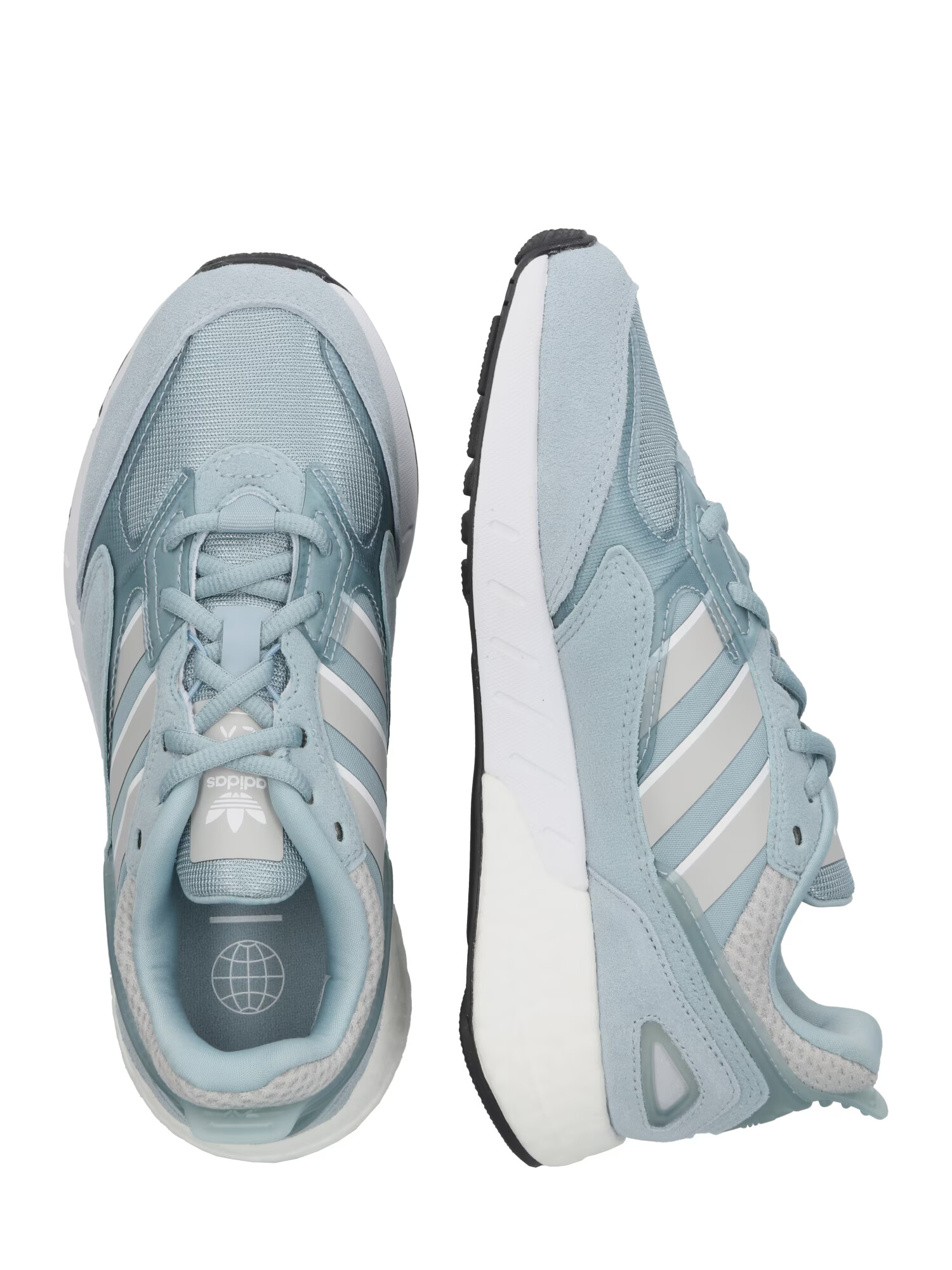 ADIDAS SPORTSWEAR Sneaker low 'Zx 1K Boost 2.0' albastru deschis / gri deschis / alb - Pled.ro