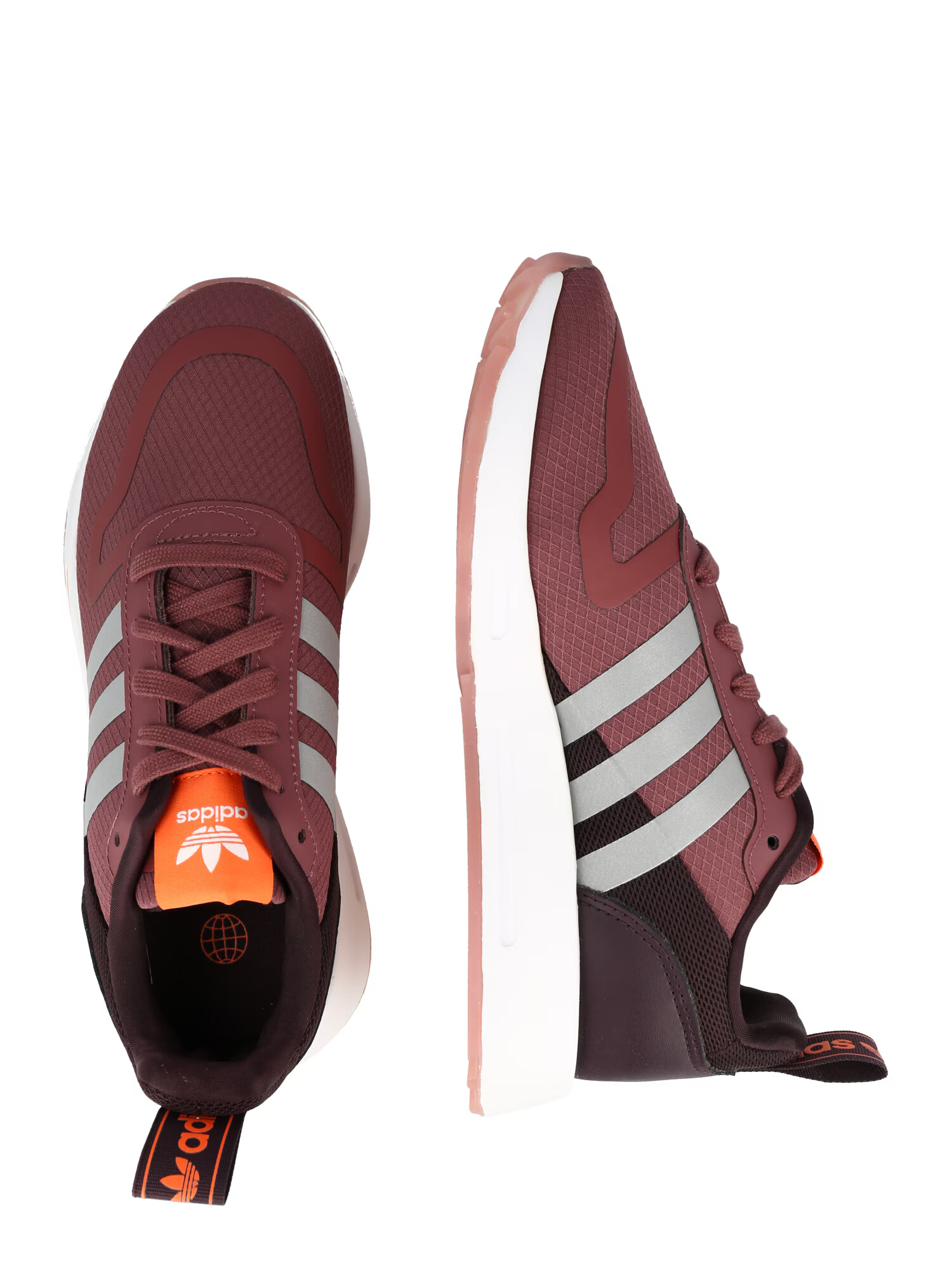 ADIDAS SPORTSWEAR Sneaker low 'Multix' gri / roșu bordeaux / roșu burgundy - Pled.ro