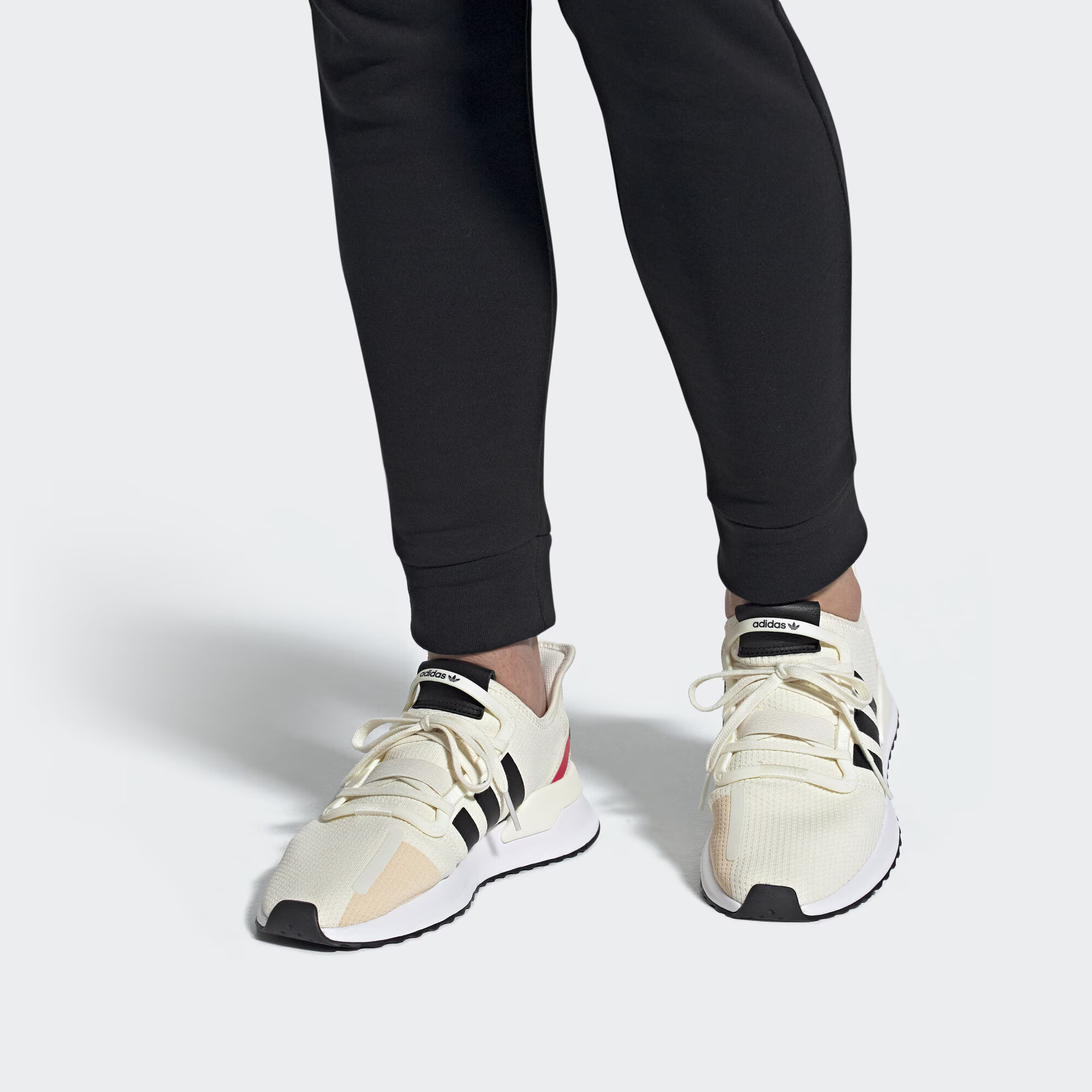 ADIDAS SPORTSWEAR Sneaker low 'U_Path Run' roșu rodie / negru / alb - Pled.ro