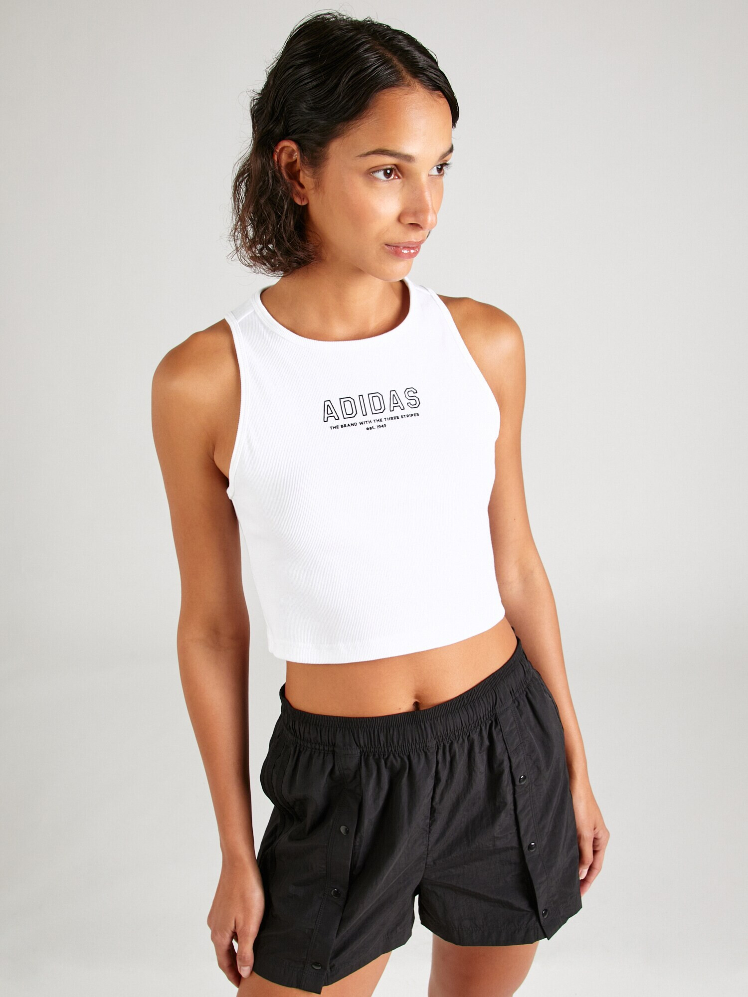 ADIDAS SPORTSWEAR Sport top 'Last Days Of Summer ' albastru noapte / alb - Pled.ro