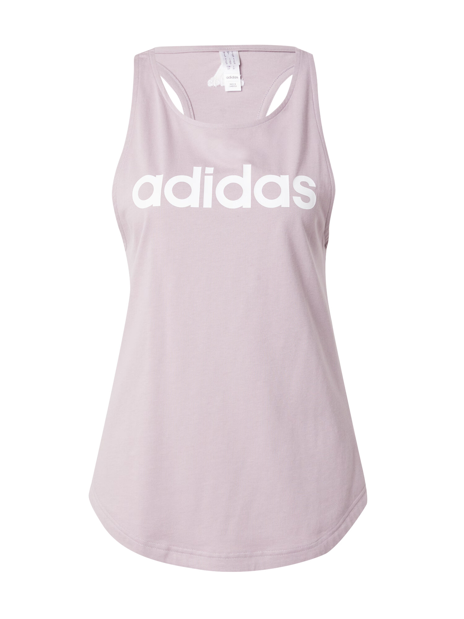 ADIDAS SPORTSWEAR Sport top 'Essentials' mauve / alb - Pled.ro