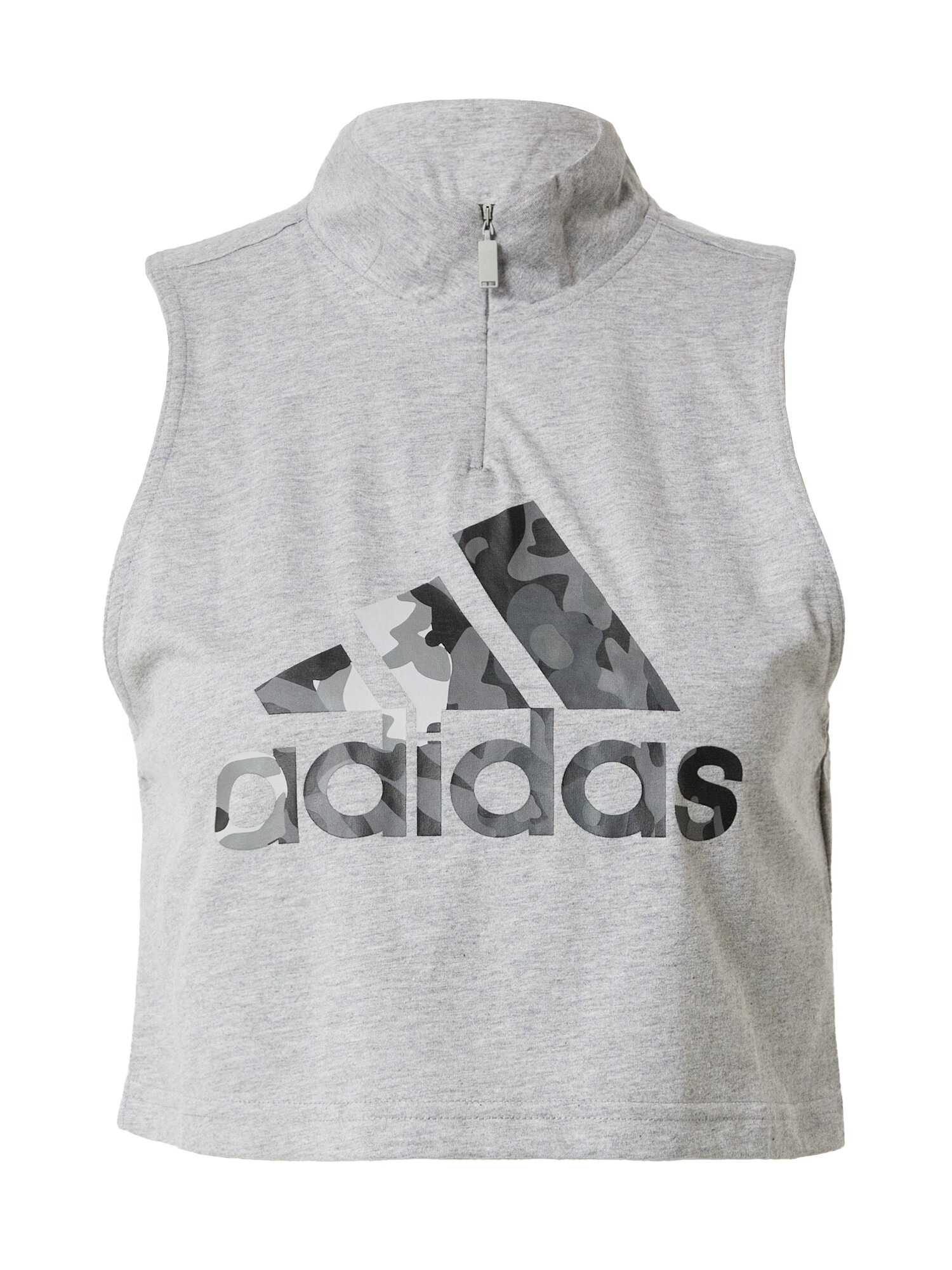 ADIDAS SPORTSWEAR Tricou funcțional 'Graphic' gri deschis / gri închis / gri amestecat / negru - Pled.ro