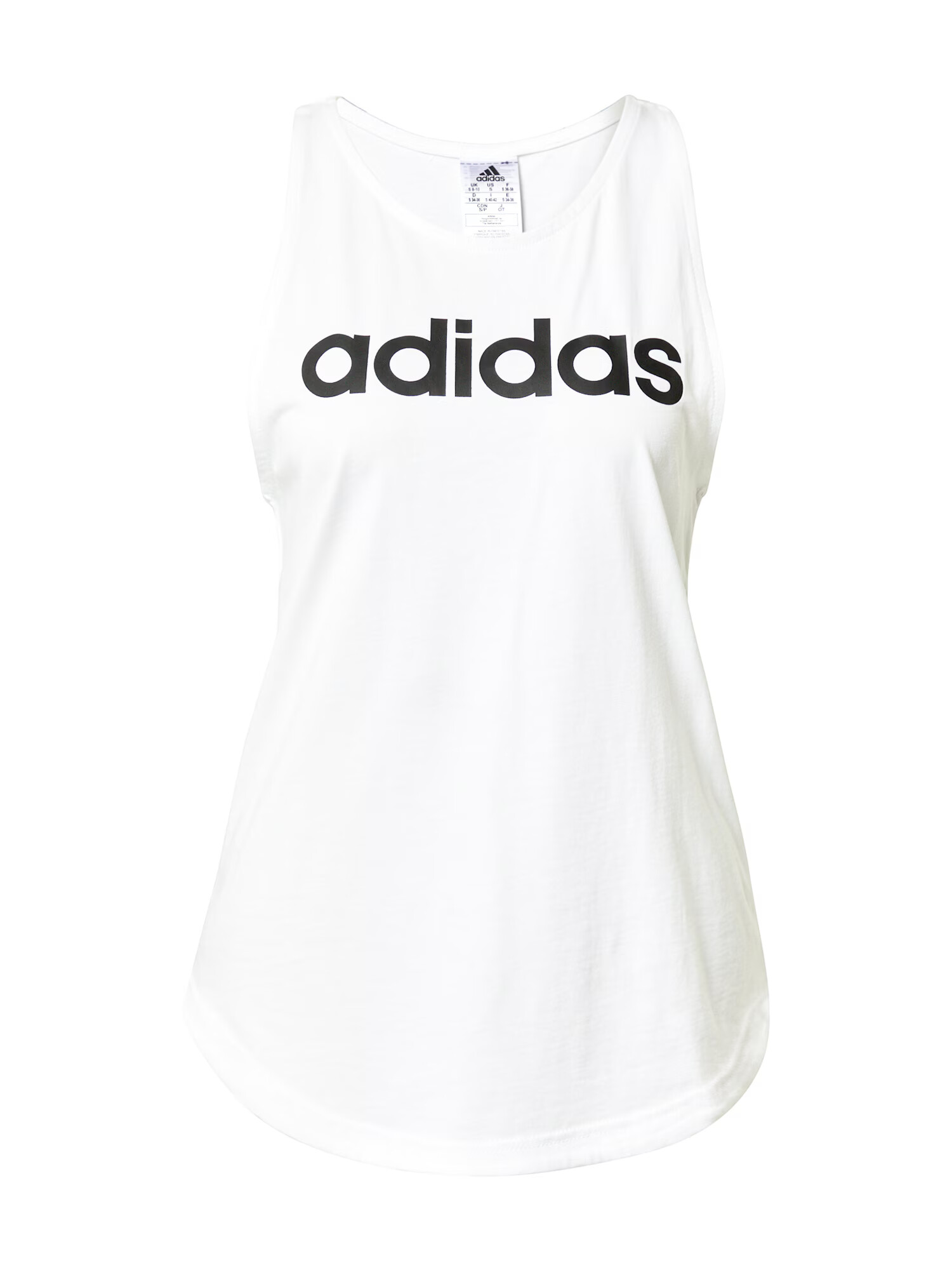 ADIDAS SPORTSWEAR Sport top 'Essentials' negru / alb - Pled.ro