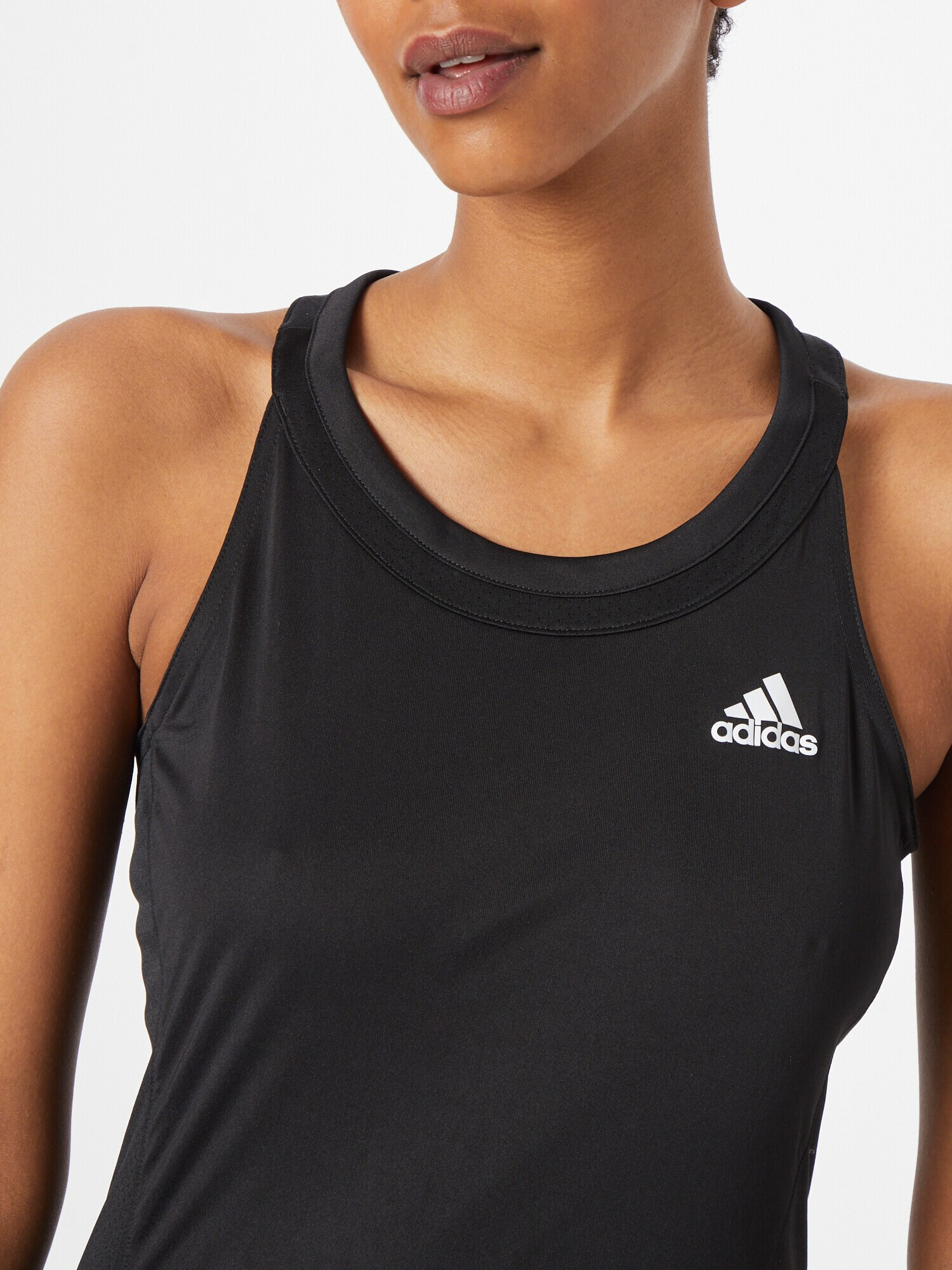 ADIDAS SPORTSWEAR Sport top negru / alb - Pled.ro