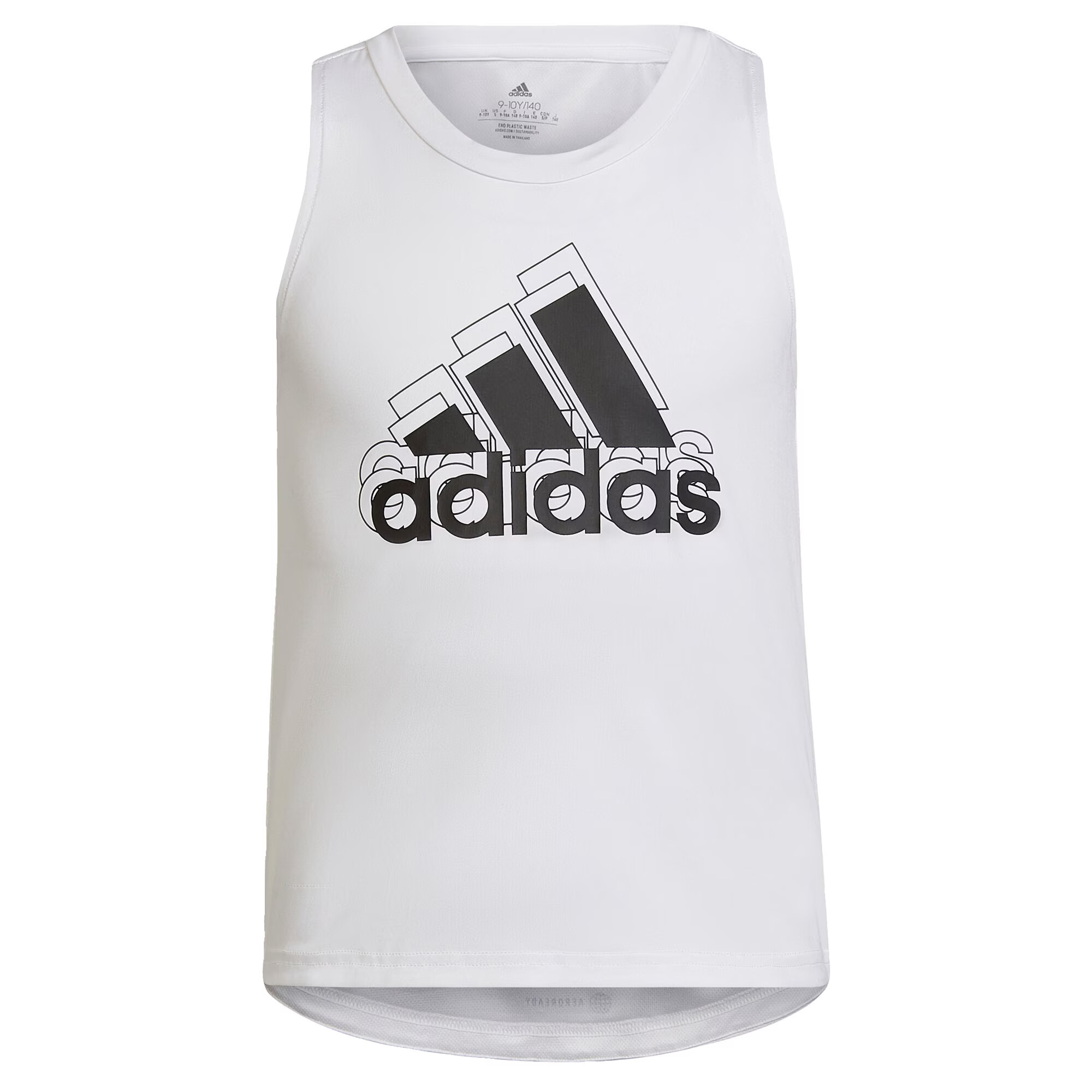 ADIDAS SPORTSWEAR Sport top negru / alb - Pled.ro