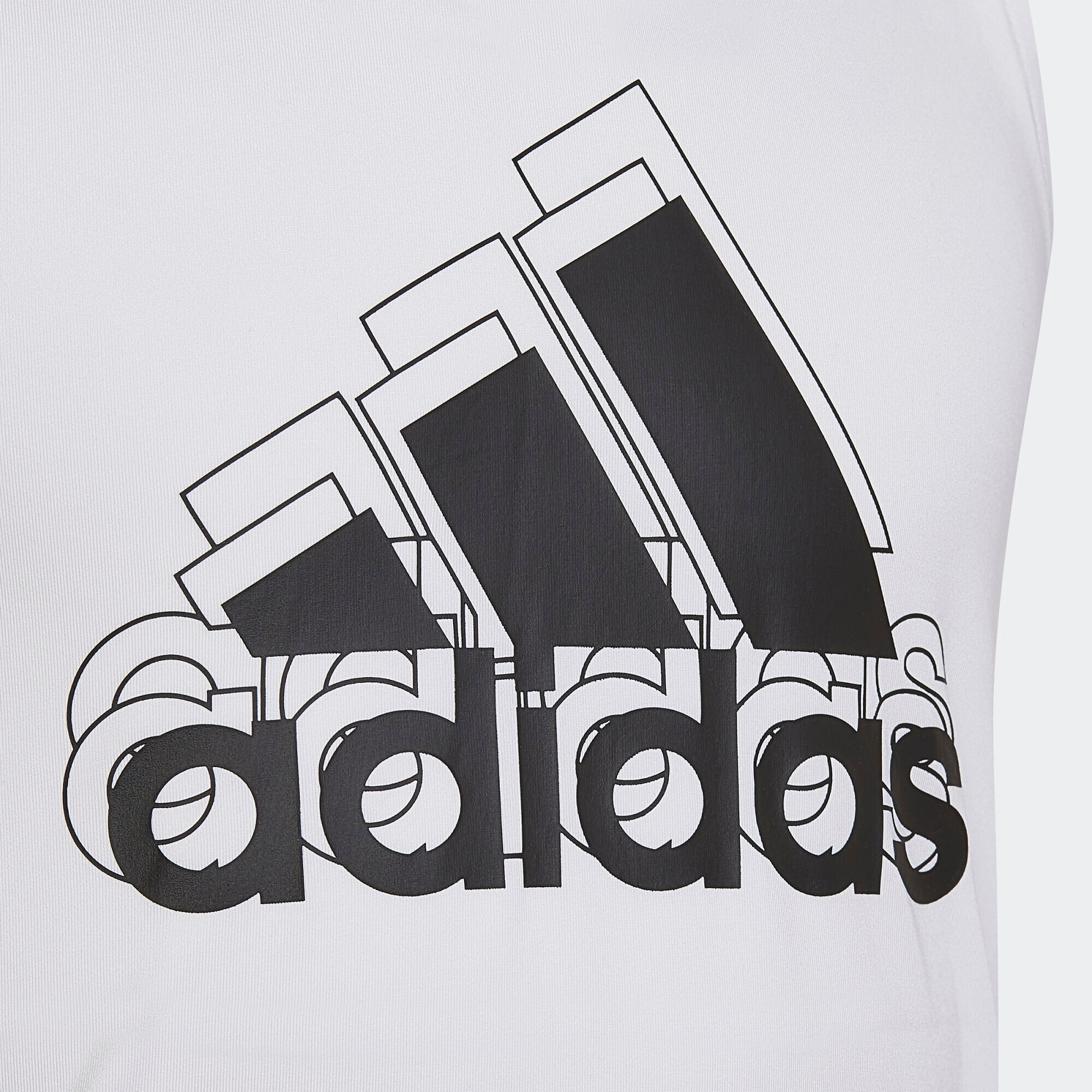 ADIDAS SPORTSWEAR Sport top negru / alb - Pled.ro