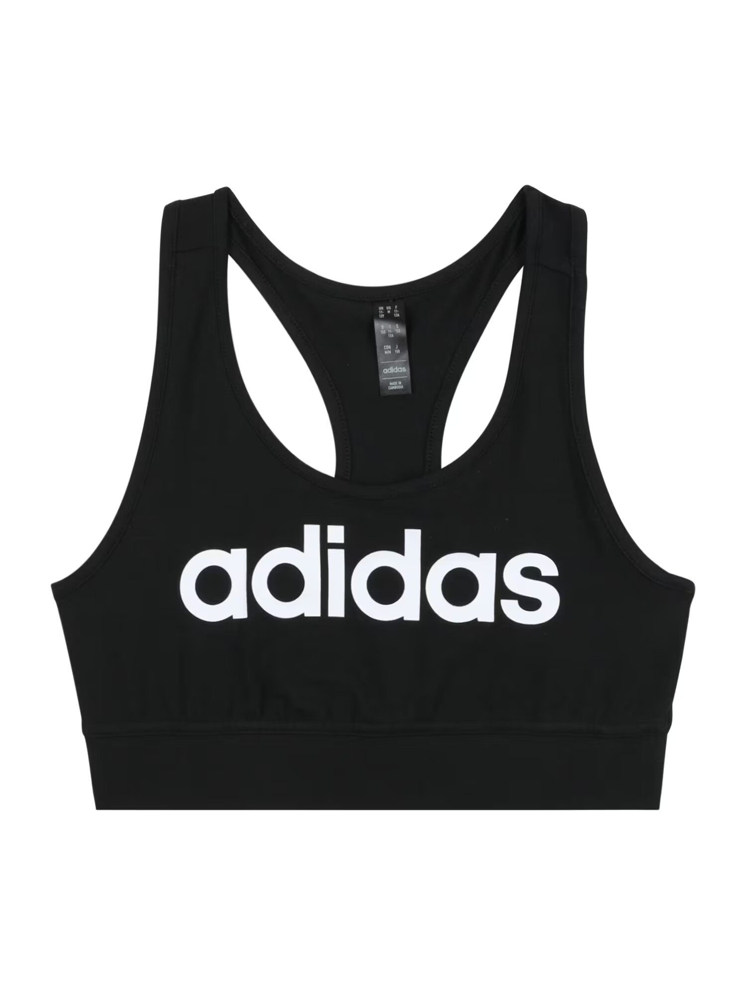 ADIDAS SPORTSWEAR Sport top 'Essentials' negru / alb - Pled.ro