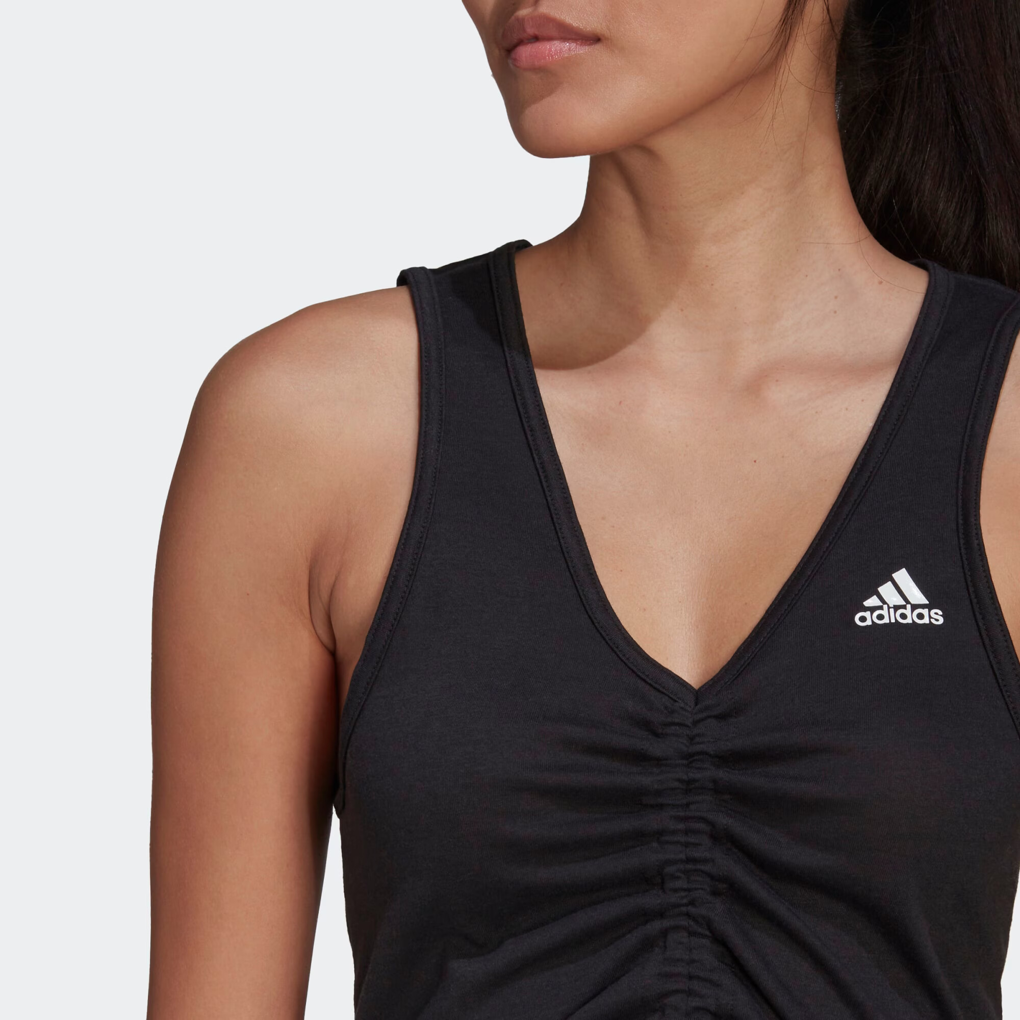 ADIDAS SPORTSWEAR Sport top negru / alb natural - Pled.ro