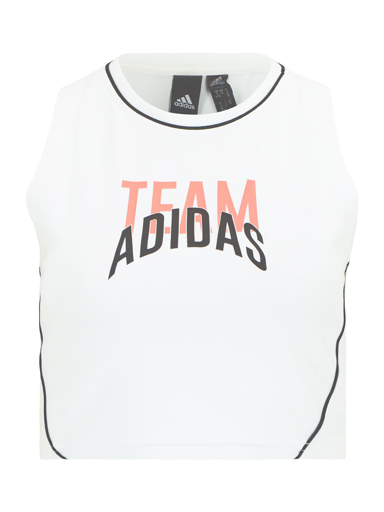 ADIDAS SPORTSWEAR Sport top portocaliu somon / negru / alb - Pled.ro