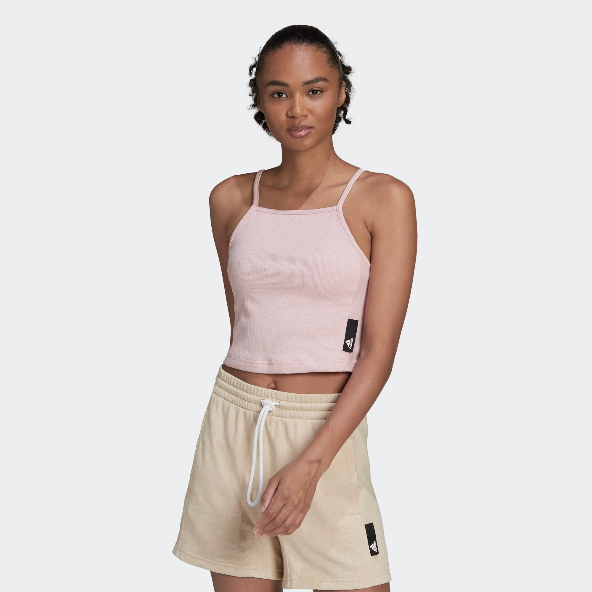 ADIDAS SPORTSWEAR Sport top roz pastel / negru / alb - Pled.ro