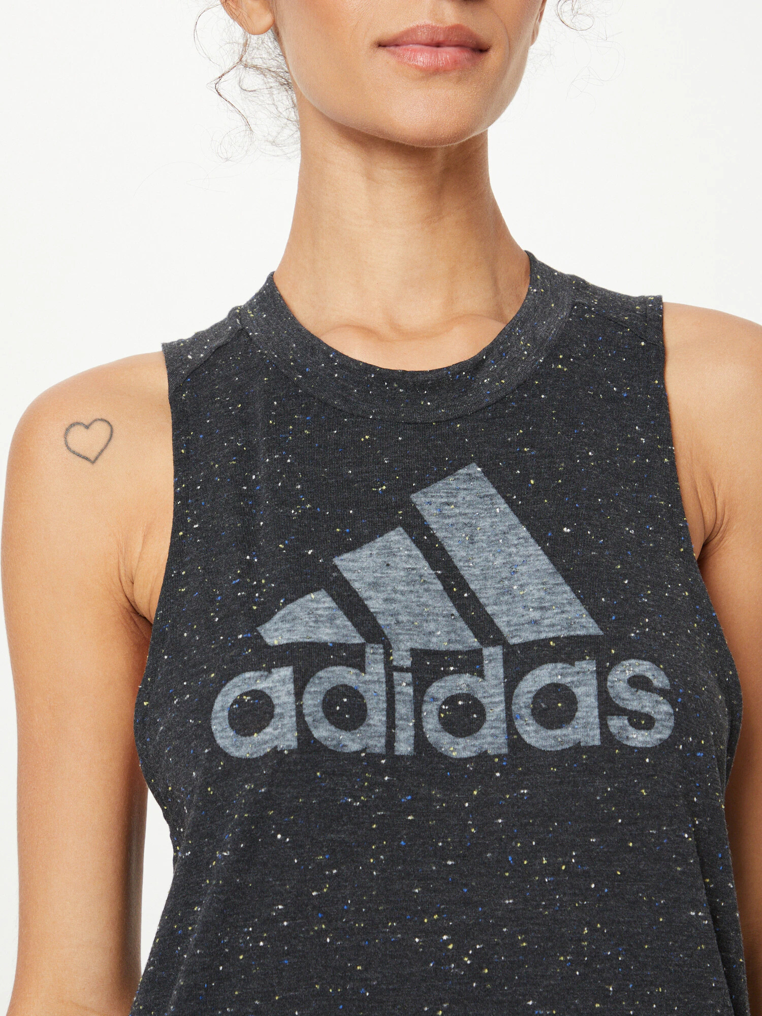 ADIDAS SPORTSWEAR Sport top 'Future Icons Winners 3' albastru / galben pastel / gri amestecat / negru amestecat - Pled.ro