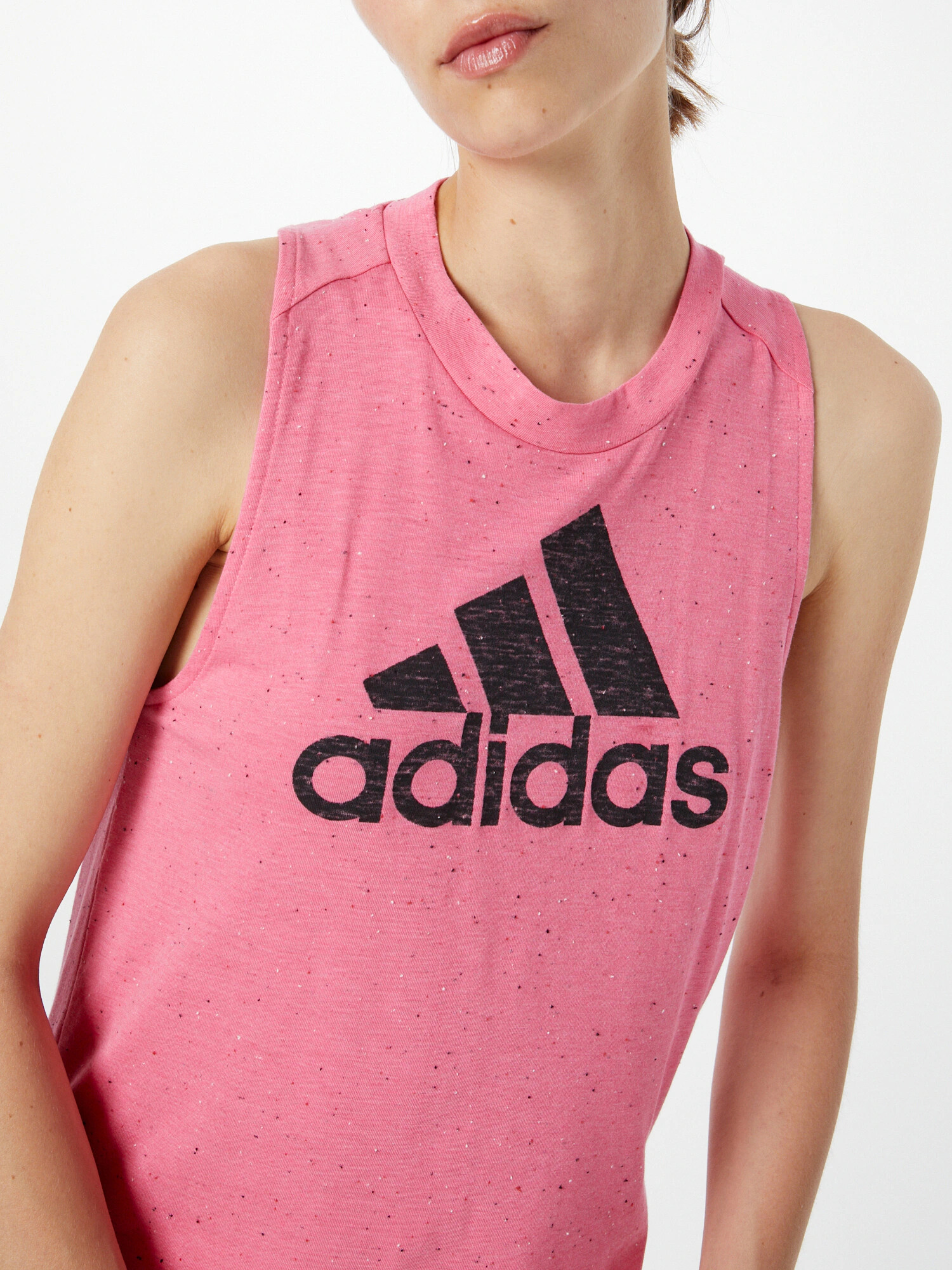 ADIDAS SPORTSWEAR Sport top 'Future Icons Winners 3.0' roz deschis / negru - Pled.ro