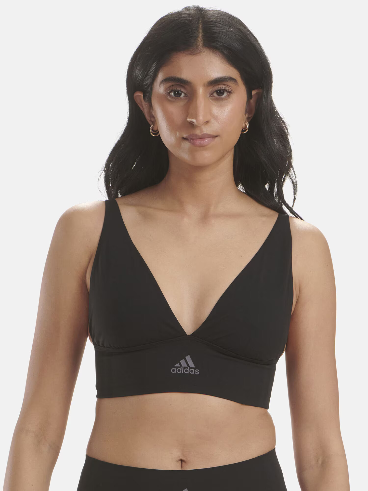 ADIDAS SPORTSWEAR Sutien sport gri / negru - Pled.ro