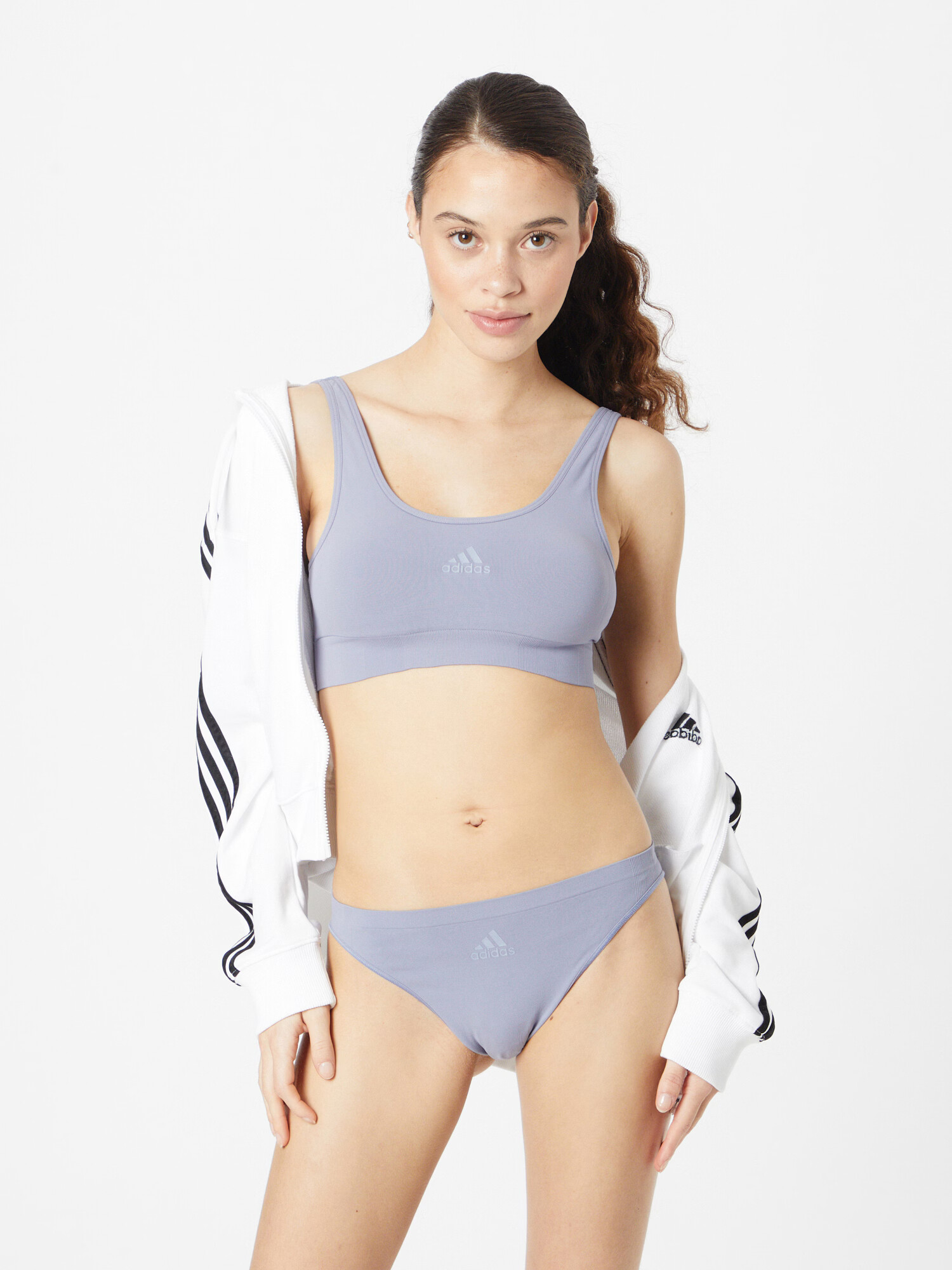 ADIDAS SPORTSWEAR Sutien albastru deschis / gri - Pled.ro