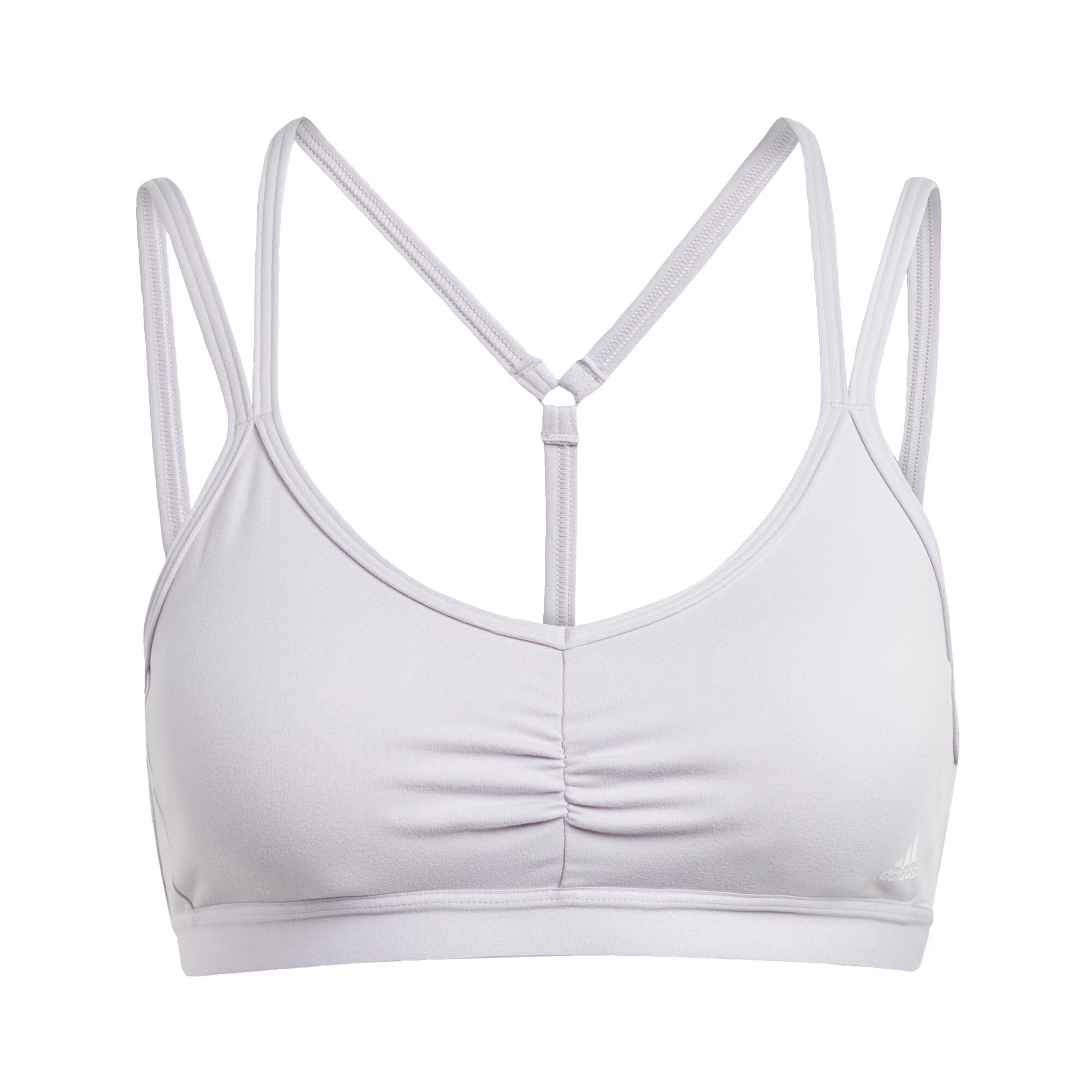 ADIDAS SPORTSWEAR Sutien sport 'Essentials Light-Support' mov liliachiu / alb - Pled.ro